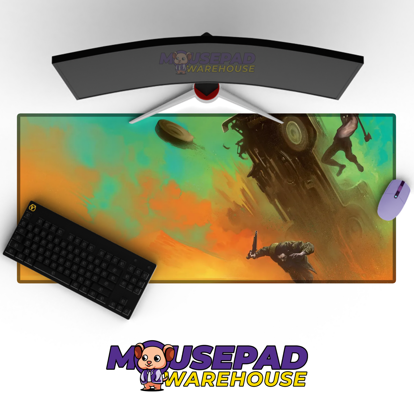 Mad Max V16 Mousepad Mockup