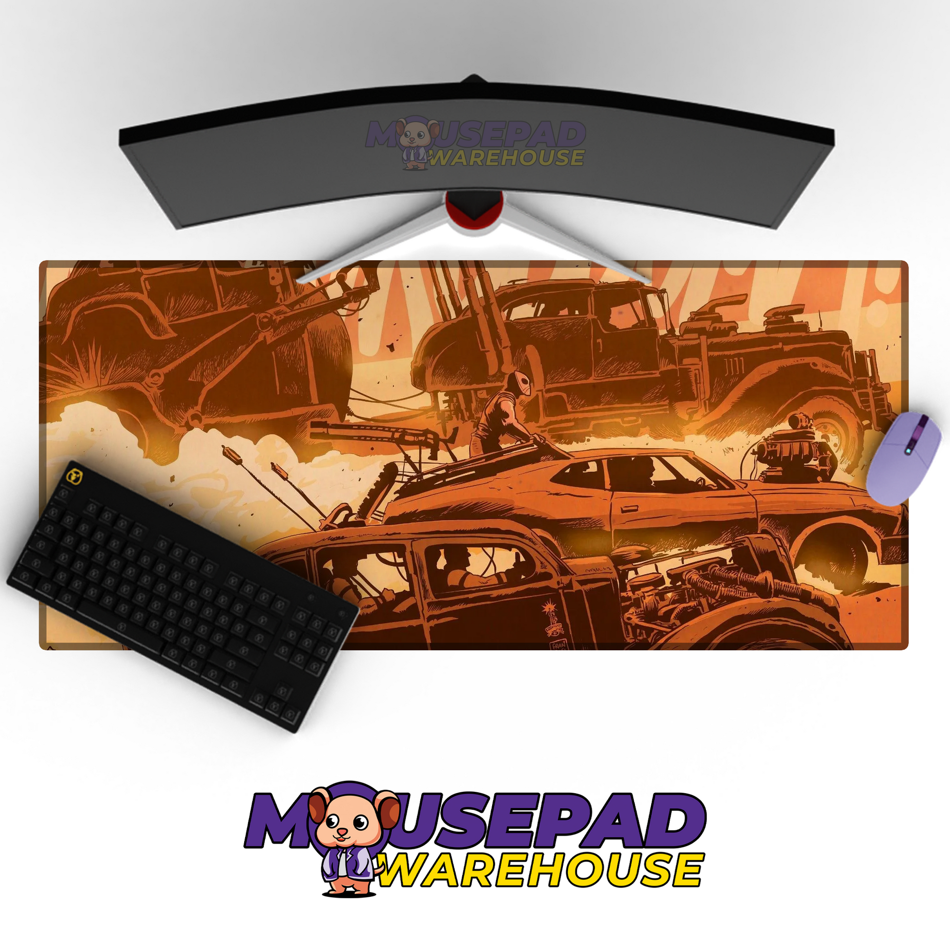 Mad Max V32 Mousepad Mockup