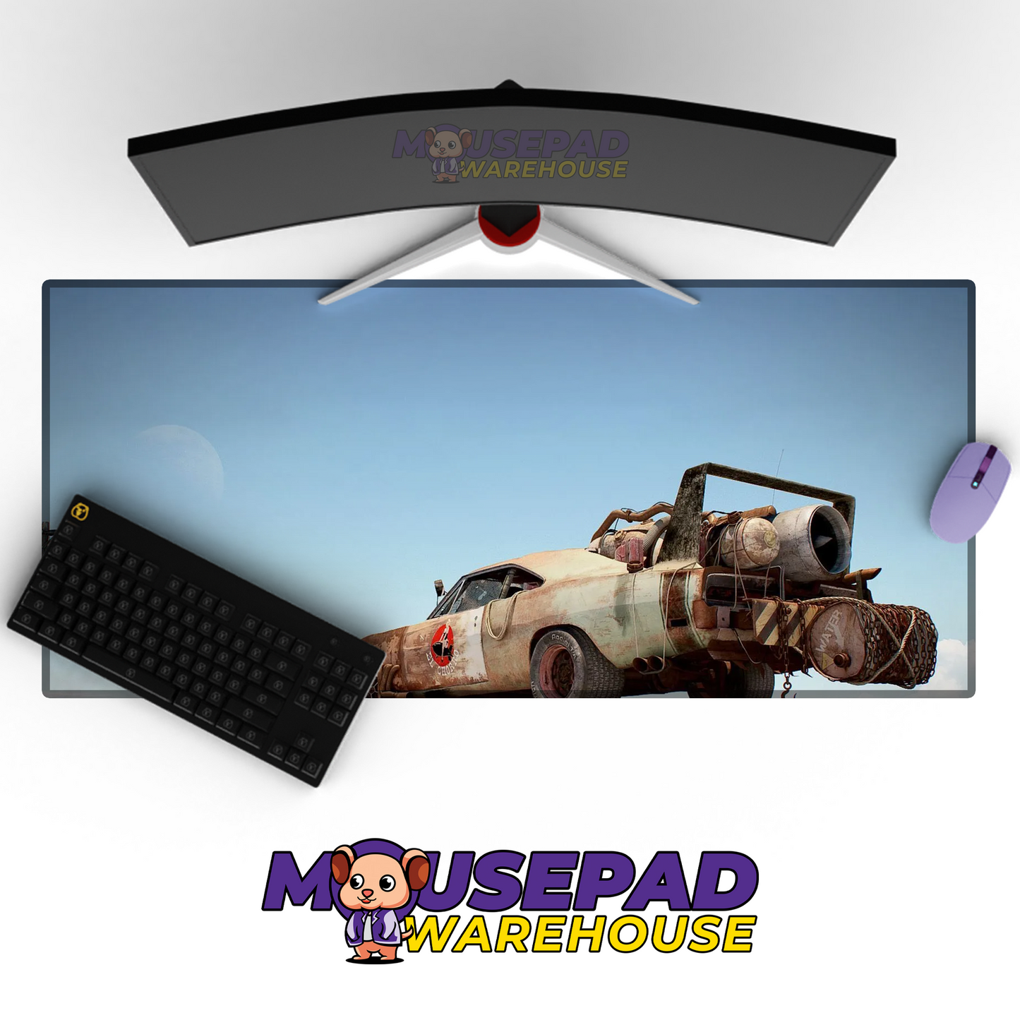 Mad Max V34 Mousepad Mockup