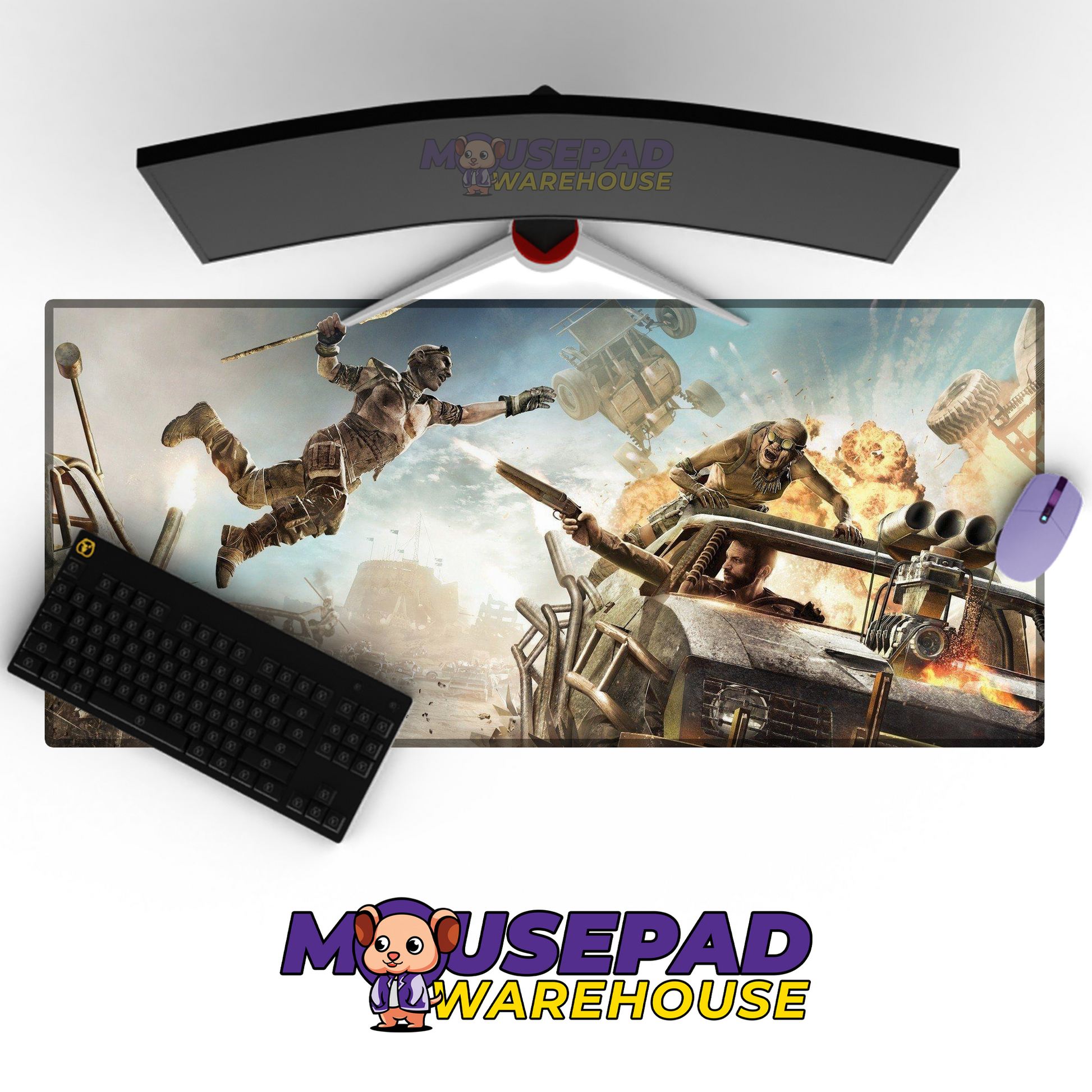 Mad Max V39 Mousepad Mockup