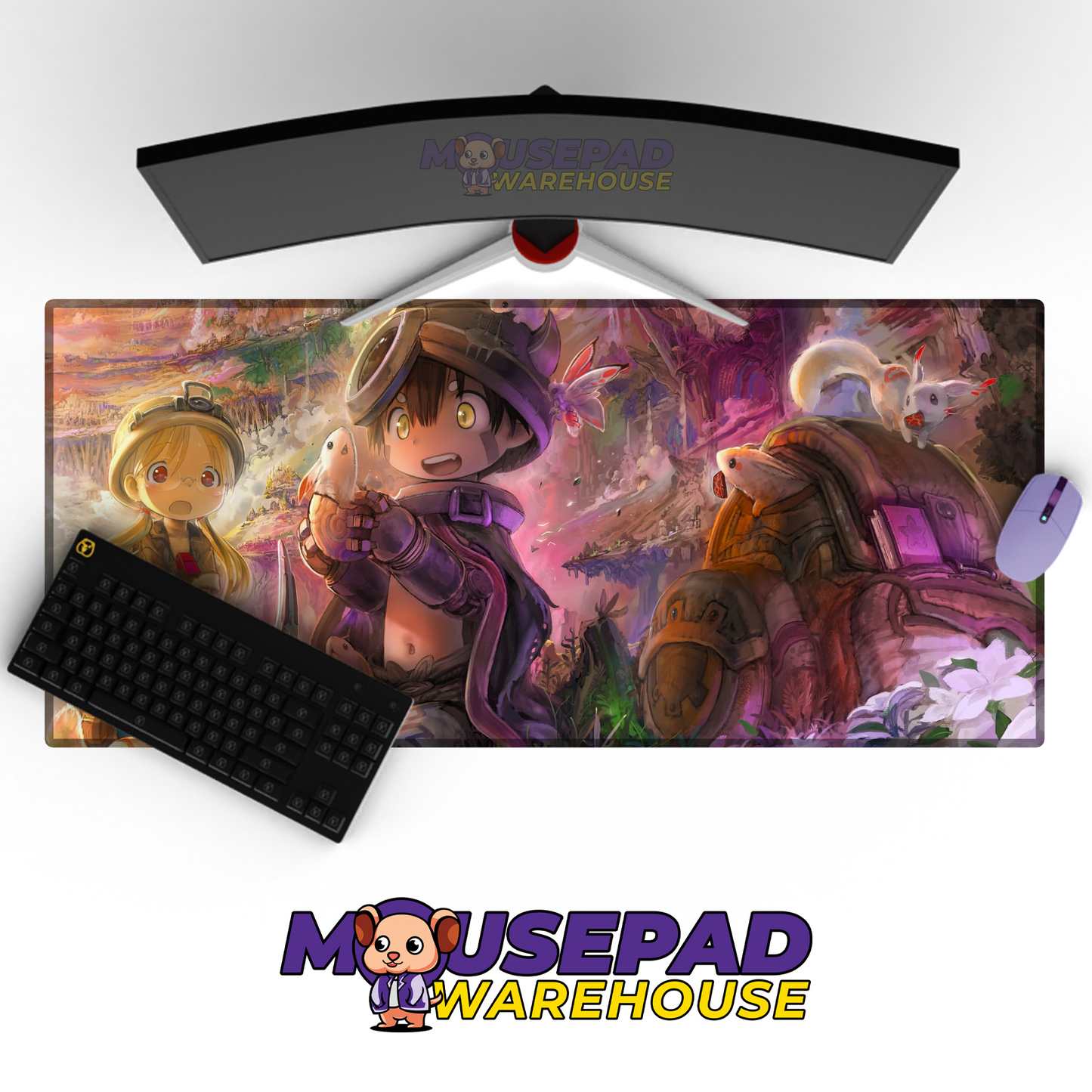 Made in Abyss V17 Mousepad Mockup