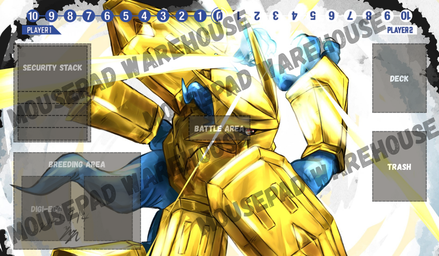 Magnamon Digimon Card Game Playmat