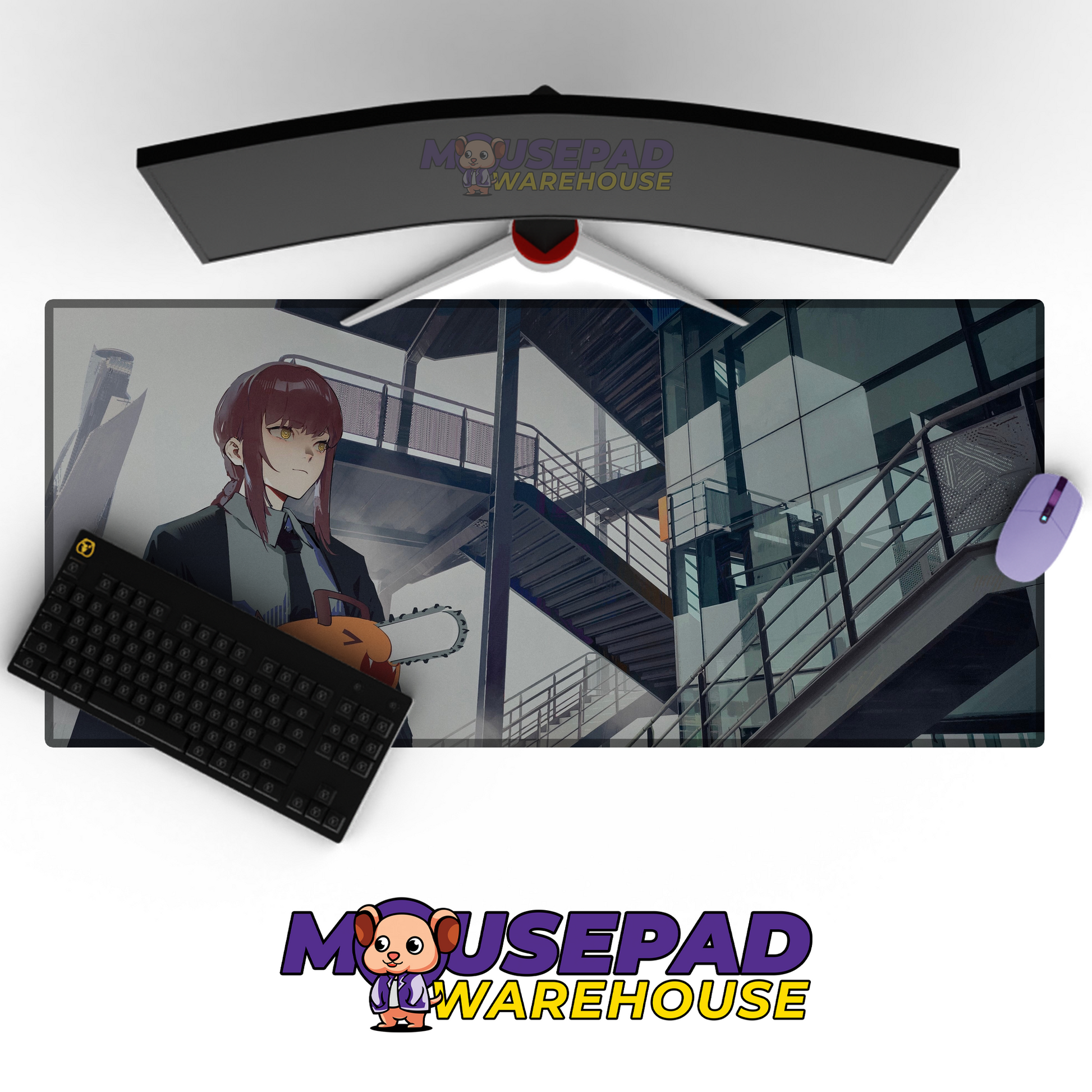 Makima Pochita Chainsaw Man V38 Mockup