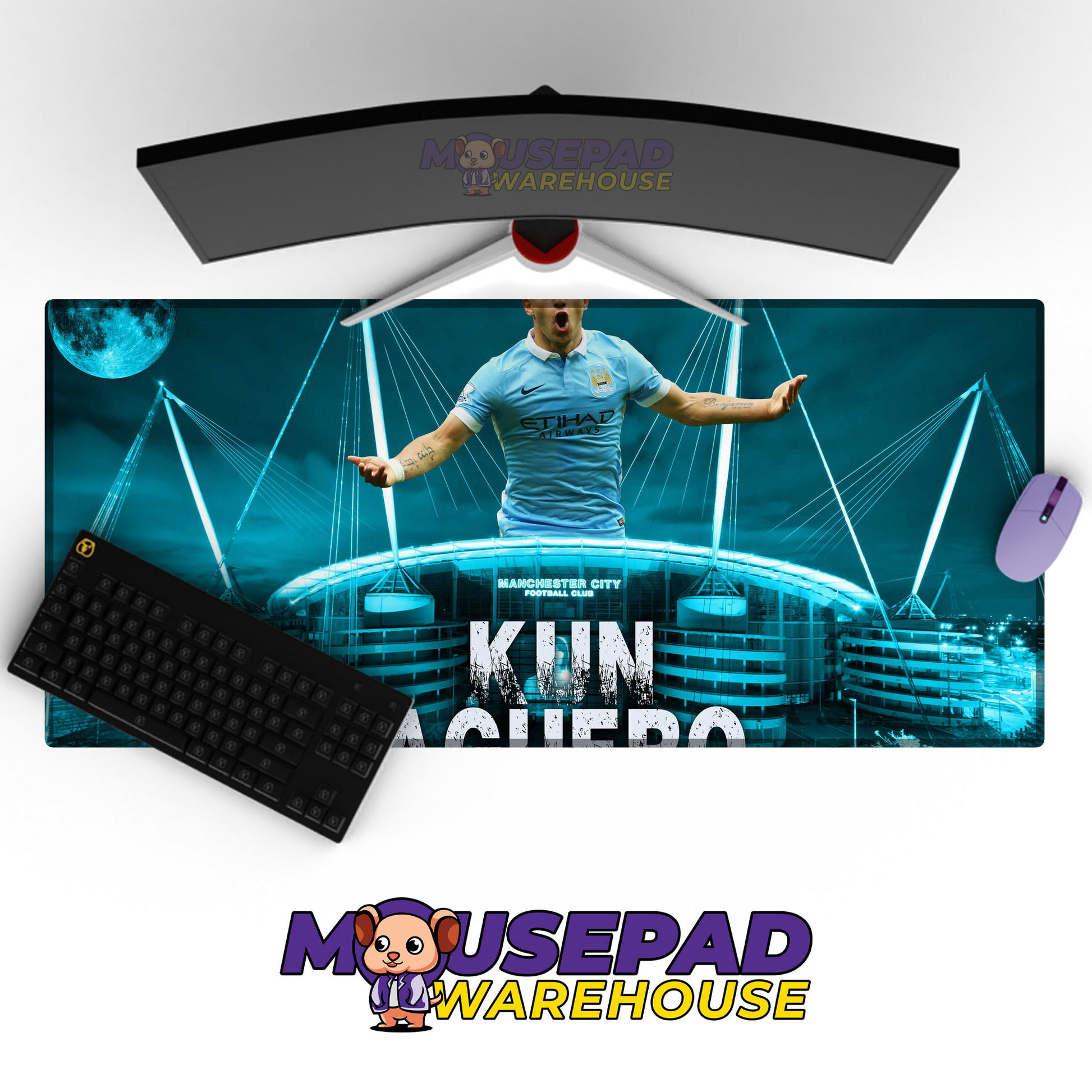 Manchester City V12 Mousepad Mockup