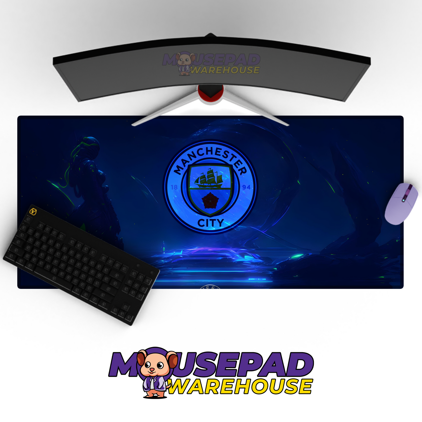 Manchester City V14 Mousepad Mockup