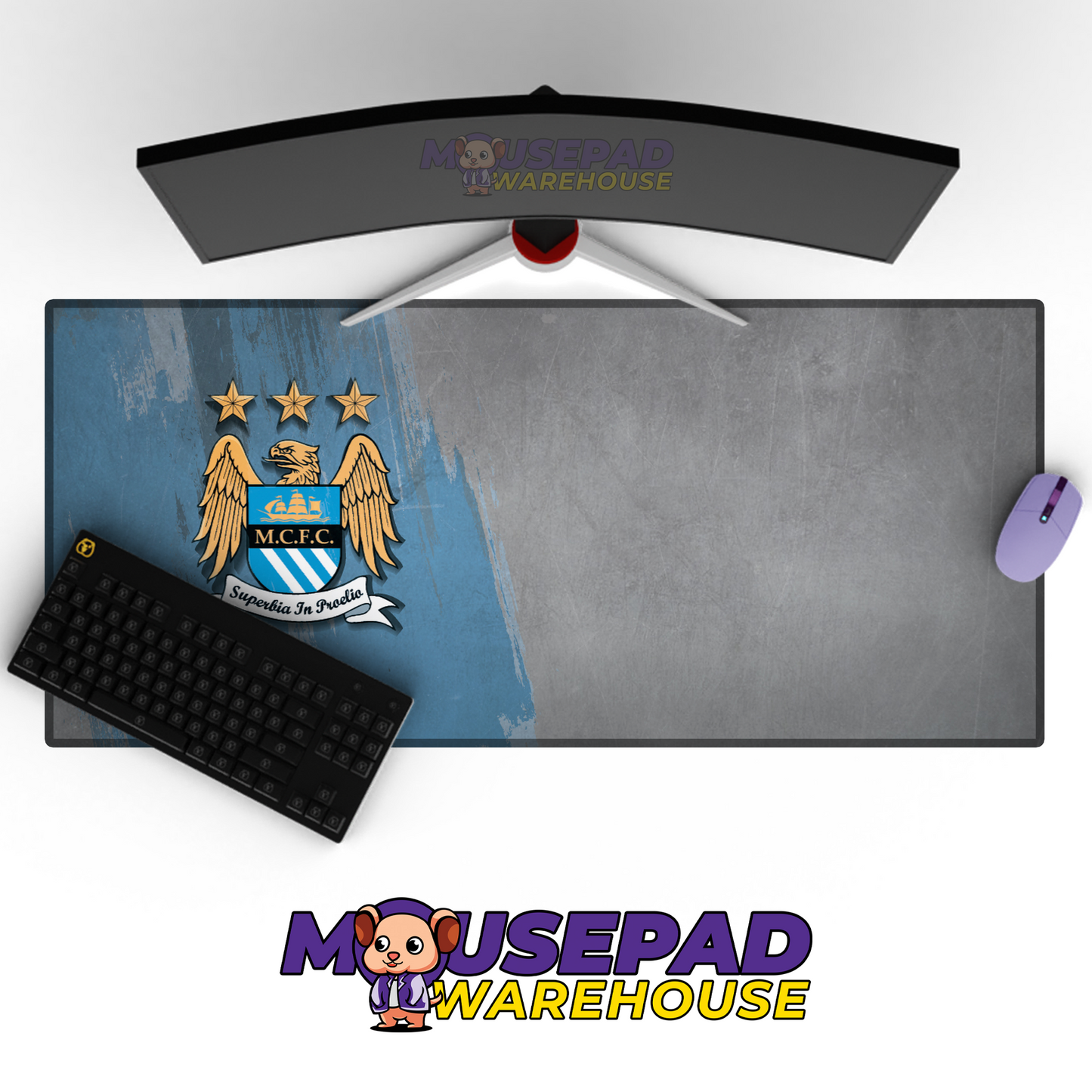 Manchester City V18 Mousepad Mockup