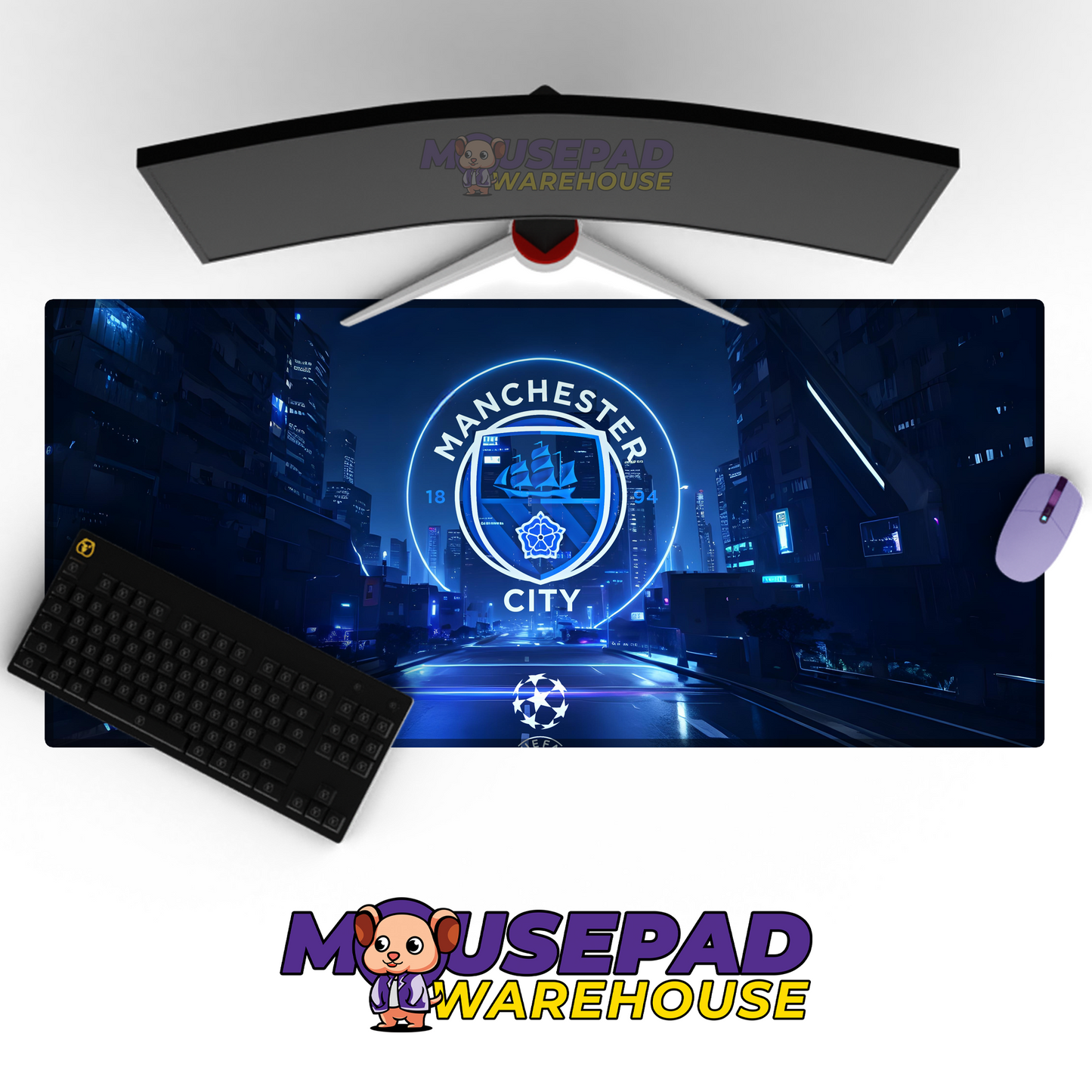 Manchester City V21 Mousepad Mockup