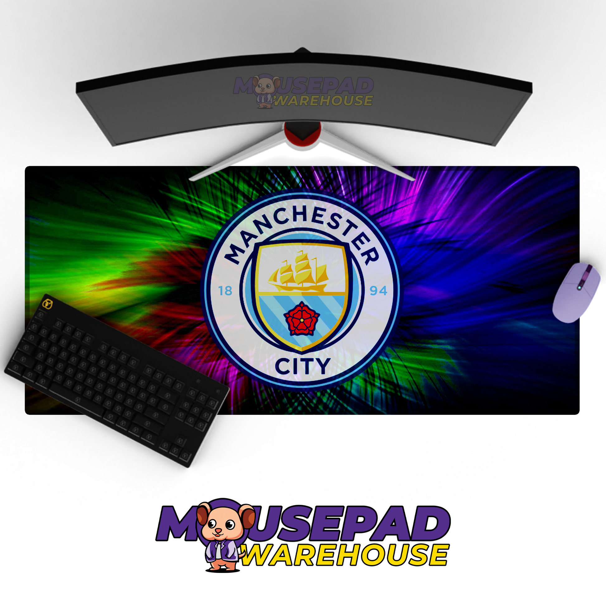 Manchester City V24 Mousepad Mockup