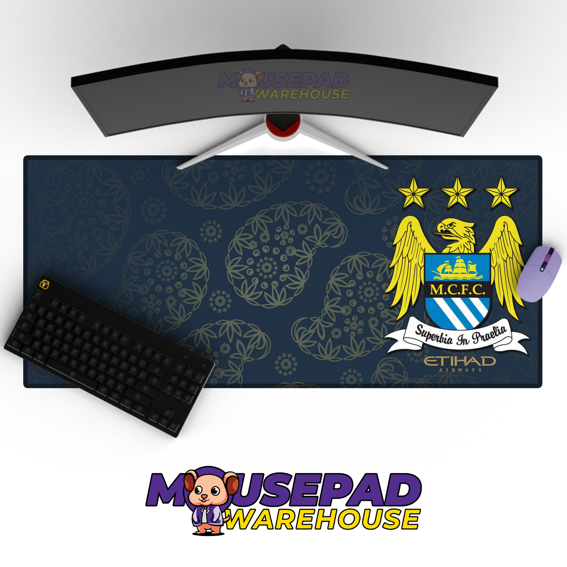 Manchester City V25 Mousepad Mockup