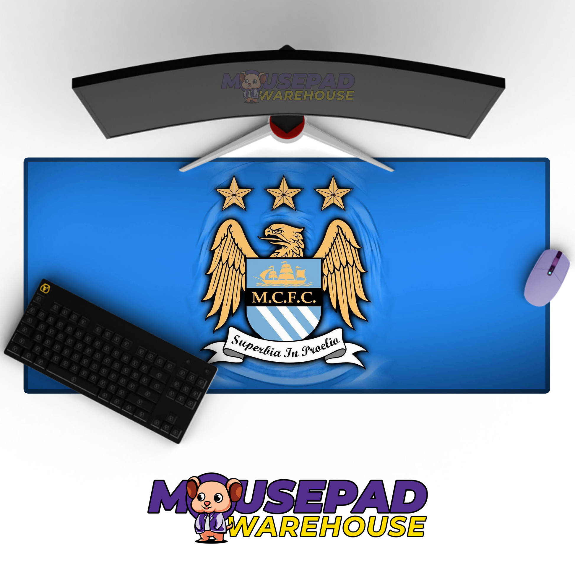 Manchester City V26 Mousepad Mockup