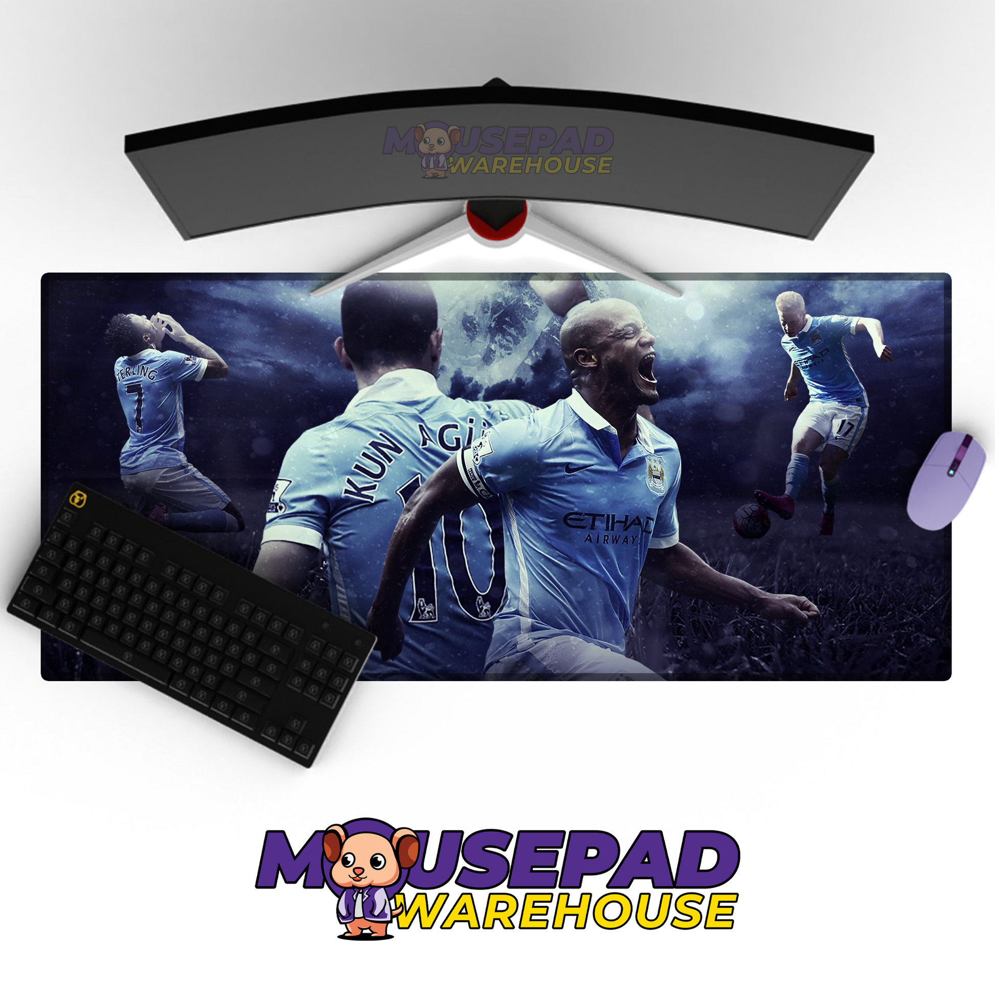 Manchester City V2 Mousepad Mockup