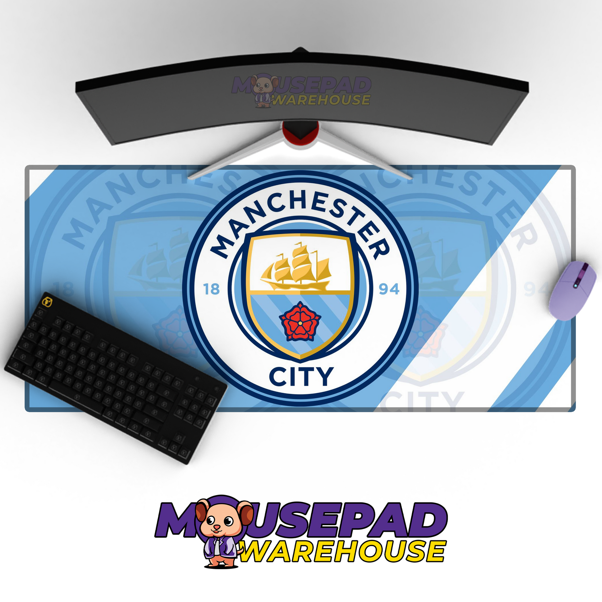 Manchester City V33 Mousepad Mockup