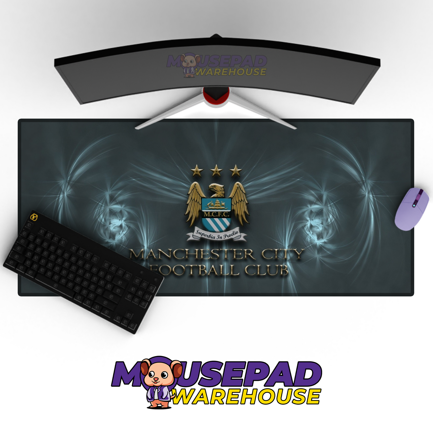 Manchester City V40 Mousepad Mockup