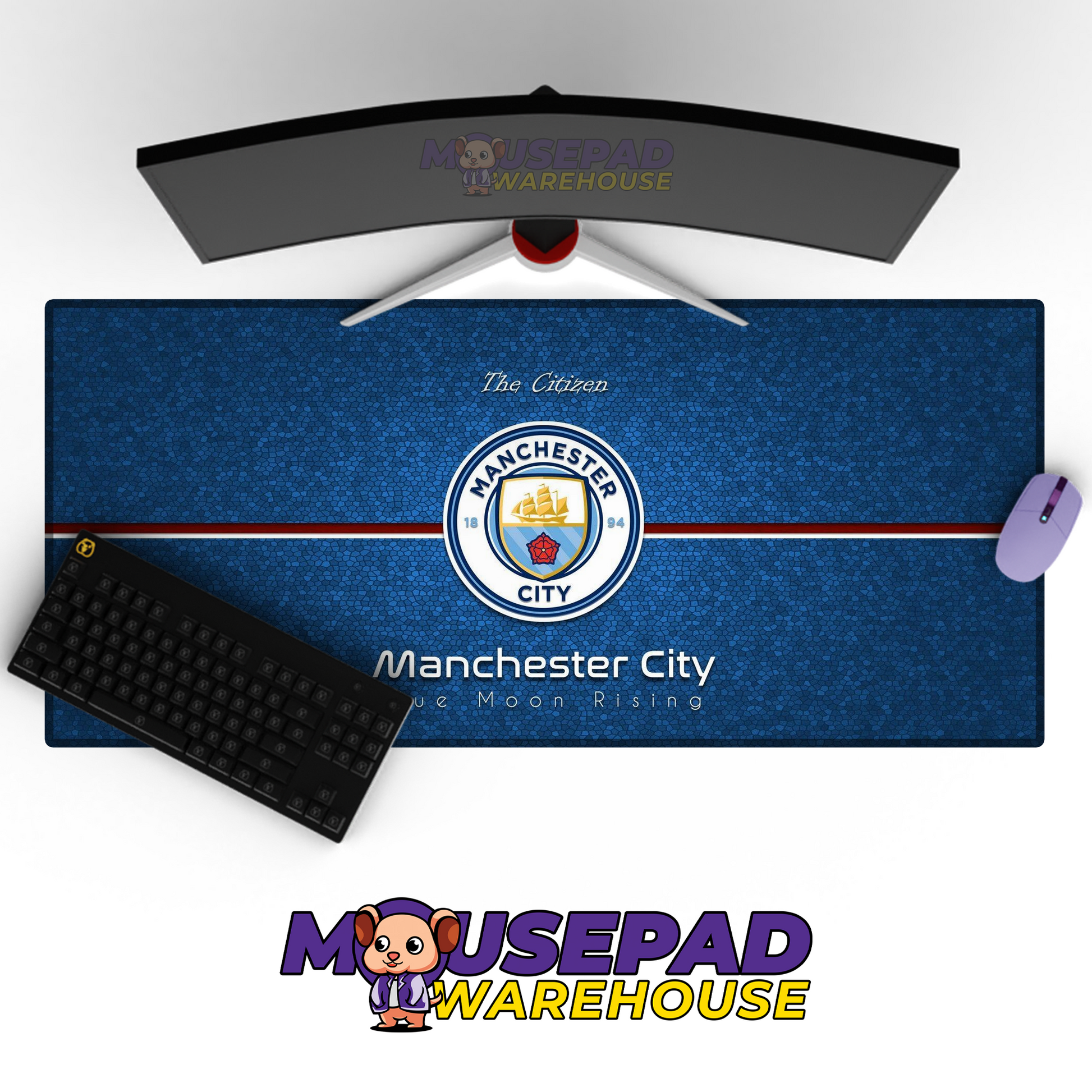 Manchester City V45 Mousepad Mockup
