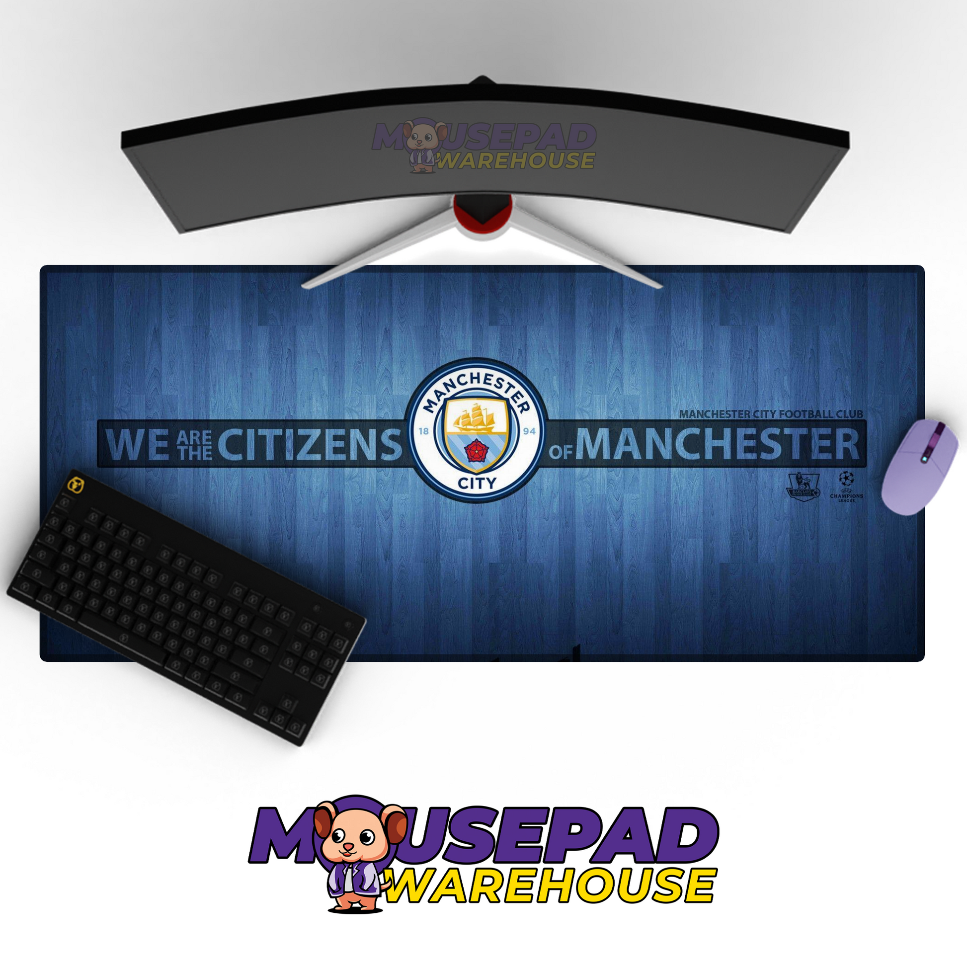 Manchester City V47 Mousepad Mockup
