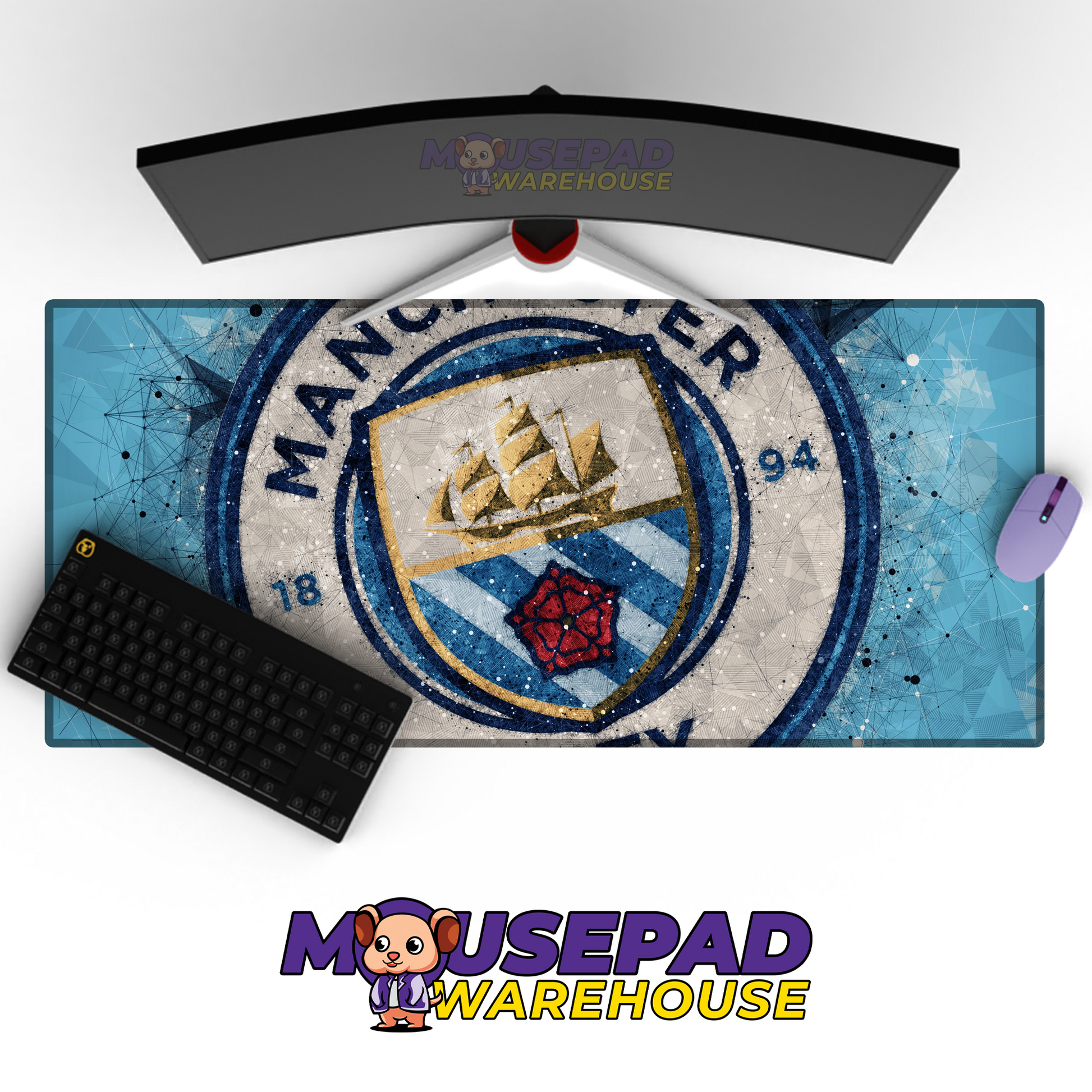 Manchester City V52 Mousepad Mockup