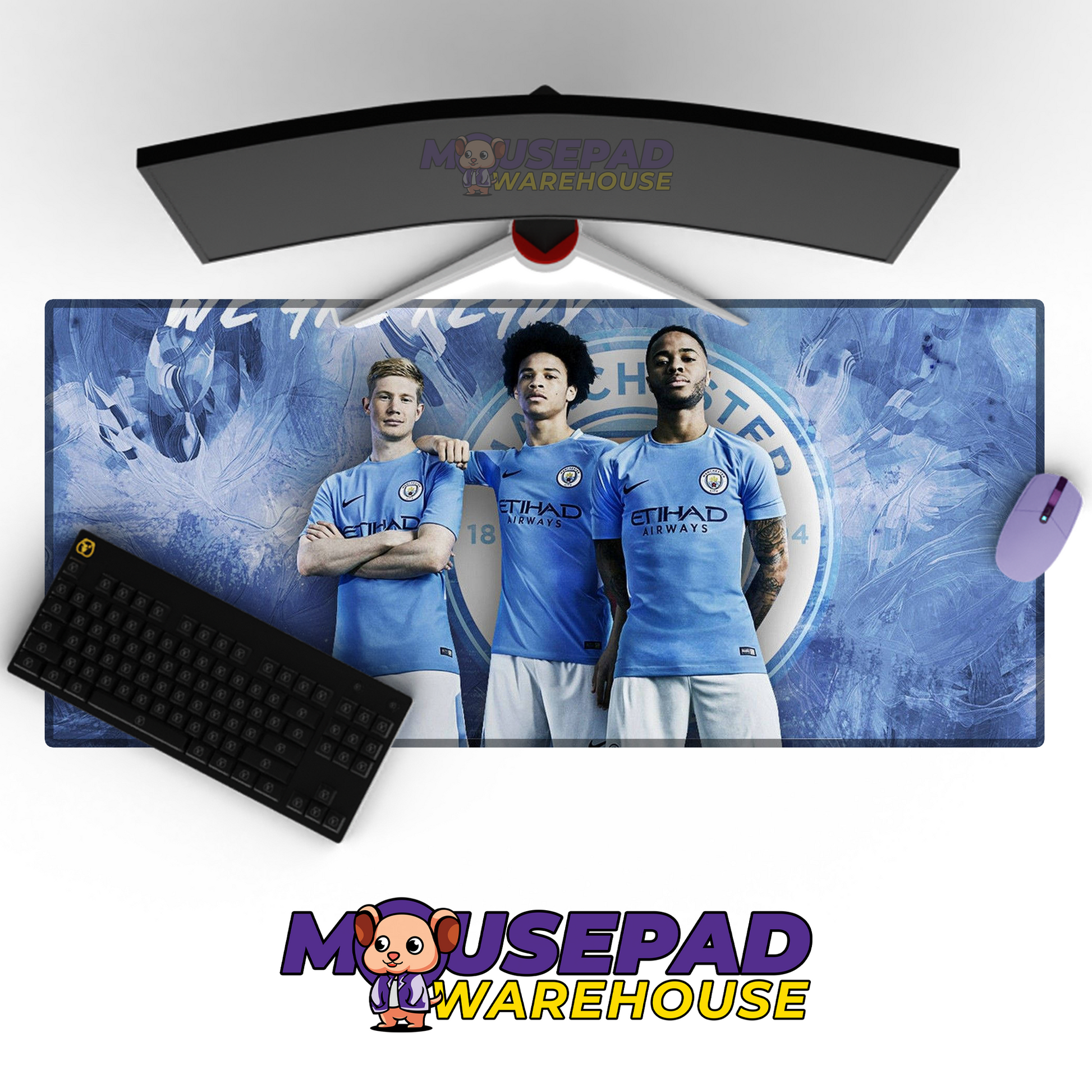 Manchester City V8 Mousepad Mockup