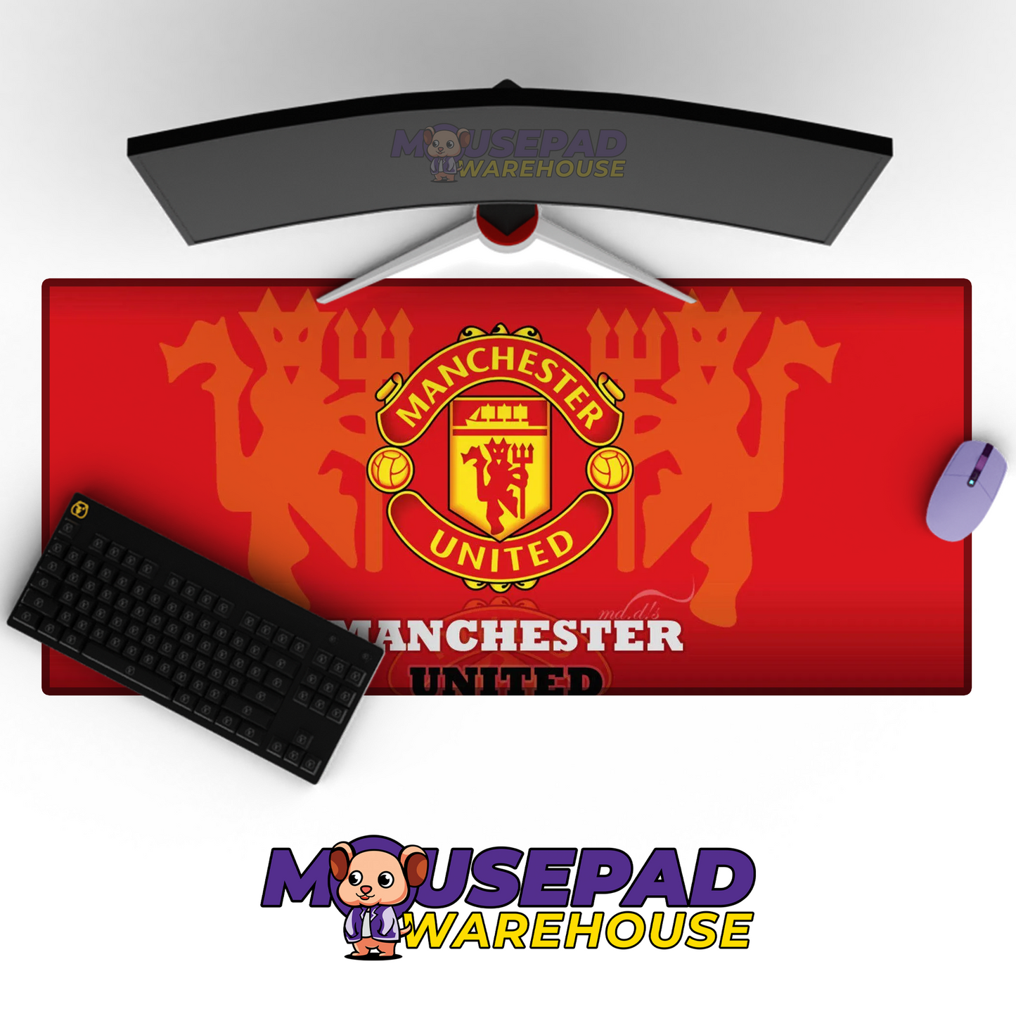Manchester United V12 Mousepad Mockup