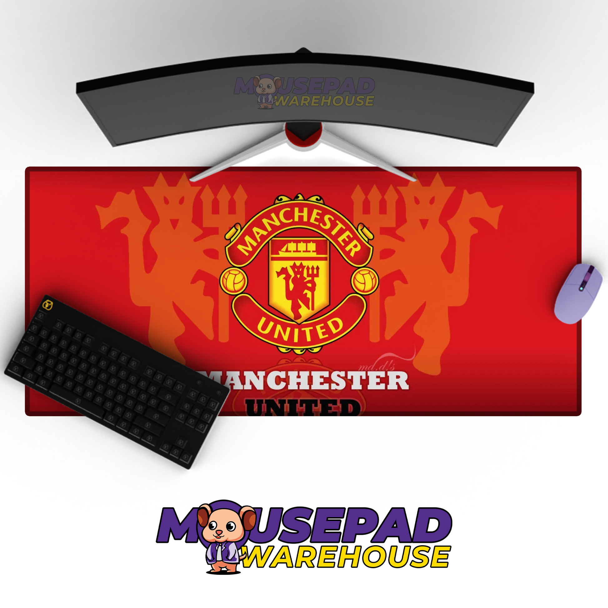 Manchester United V12 Mousepad Mockup