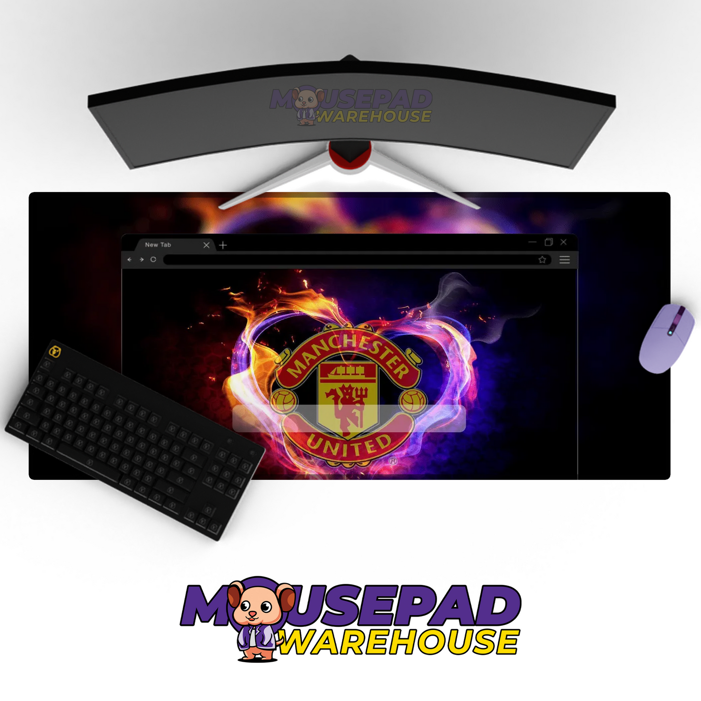 Manchester United V23 Mousepad Mockup