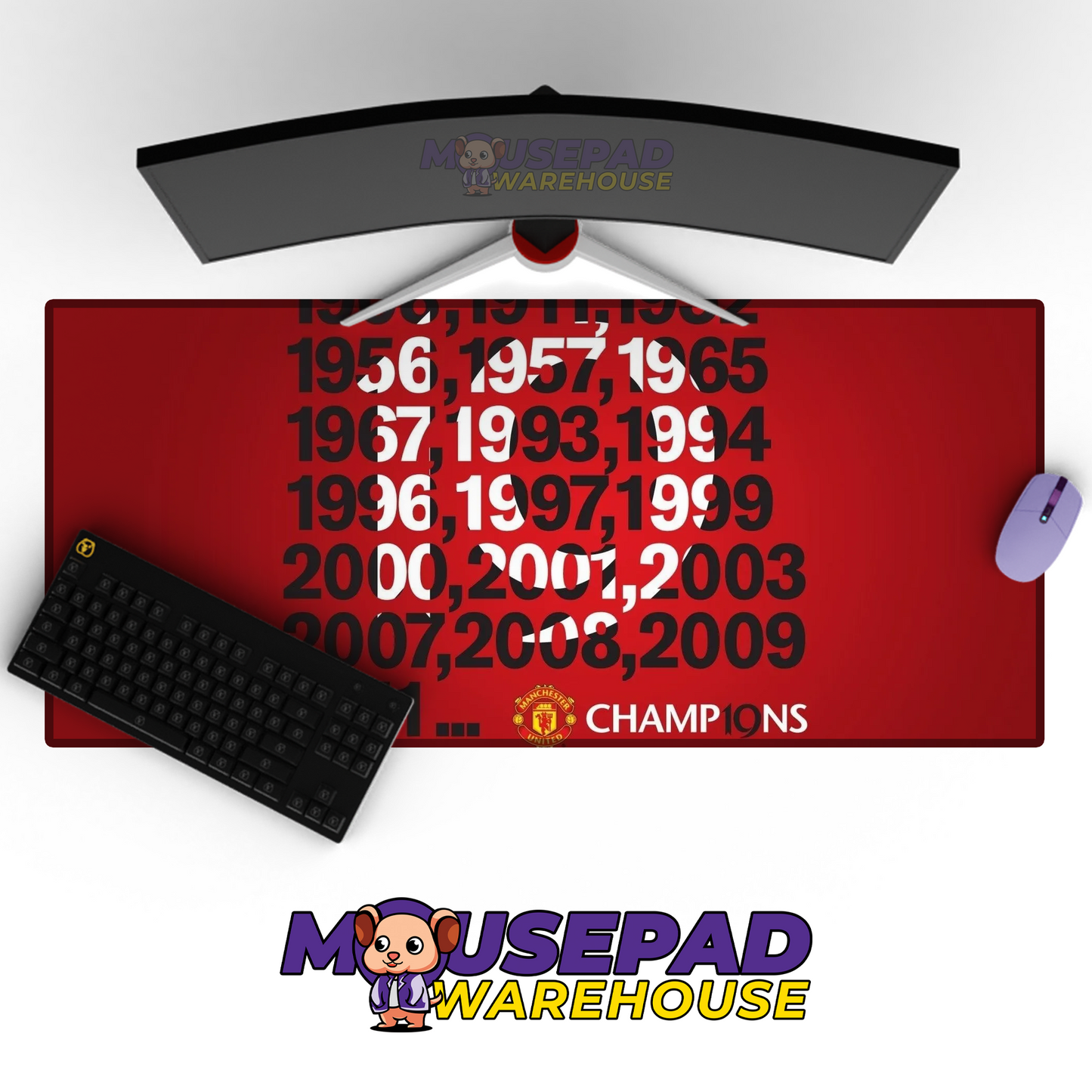 Manchester United V36 Mousepad Mockup