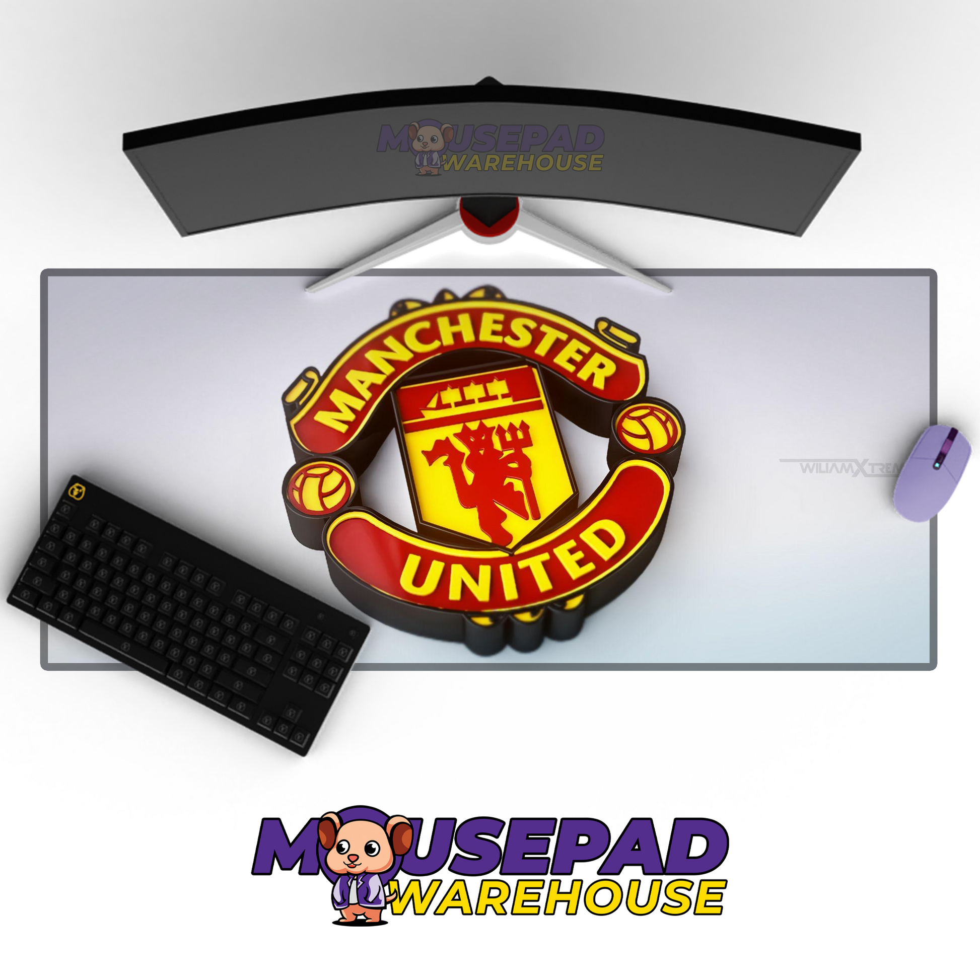 Manchester United V44 Mousepad Mockup
