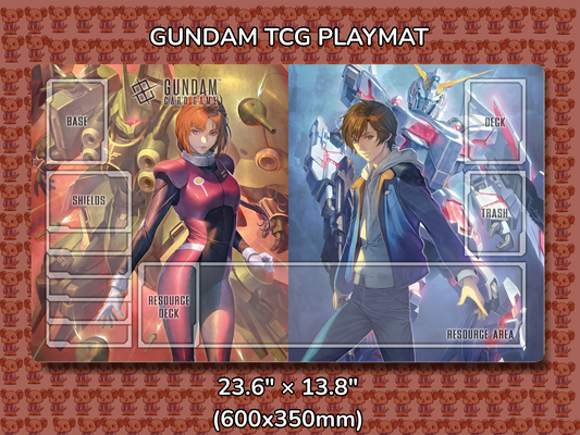Marida Banagher Inverted Gundam TCG Playmat Mockup
