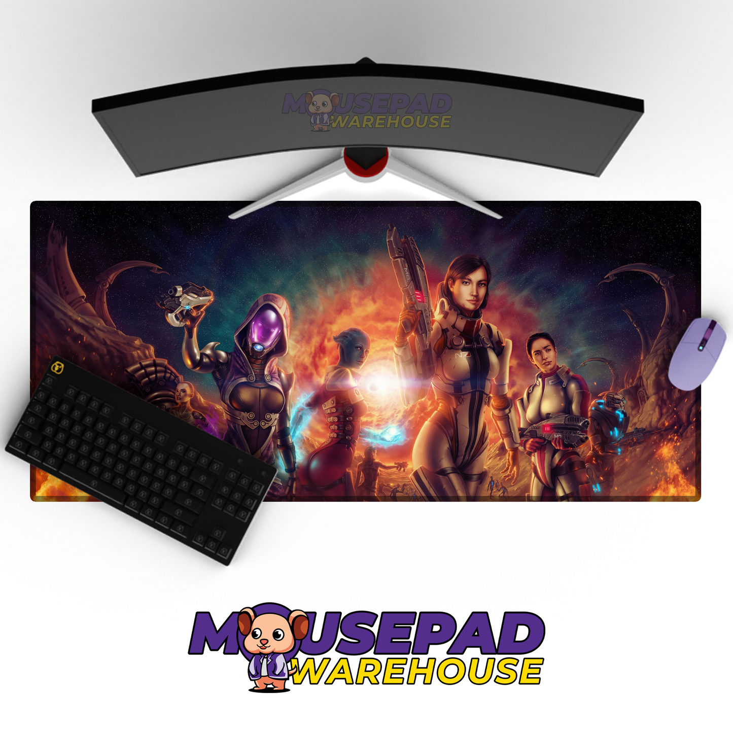 Mass Effect V18 Mousepad Mockup