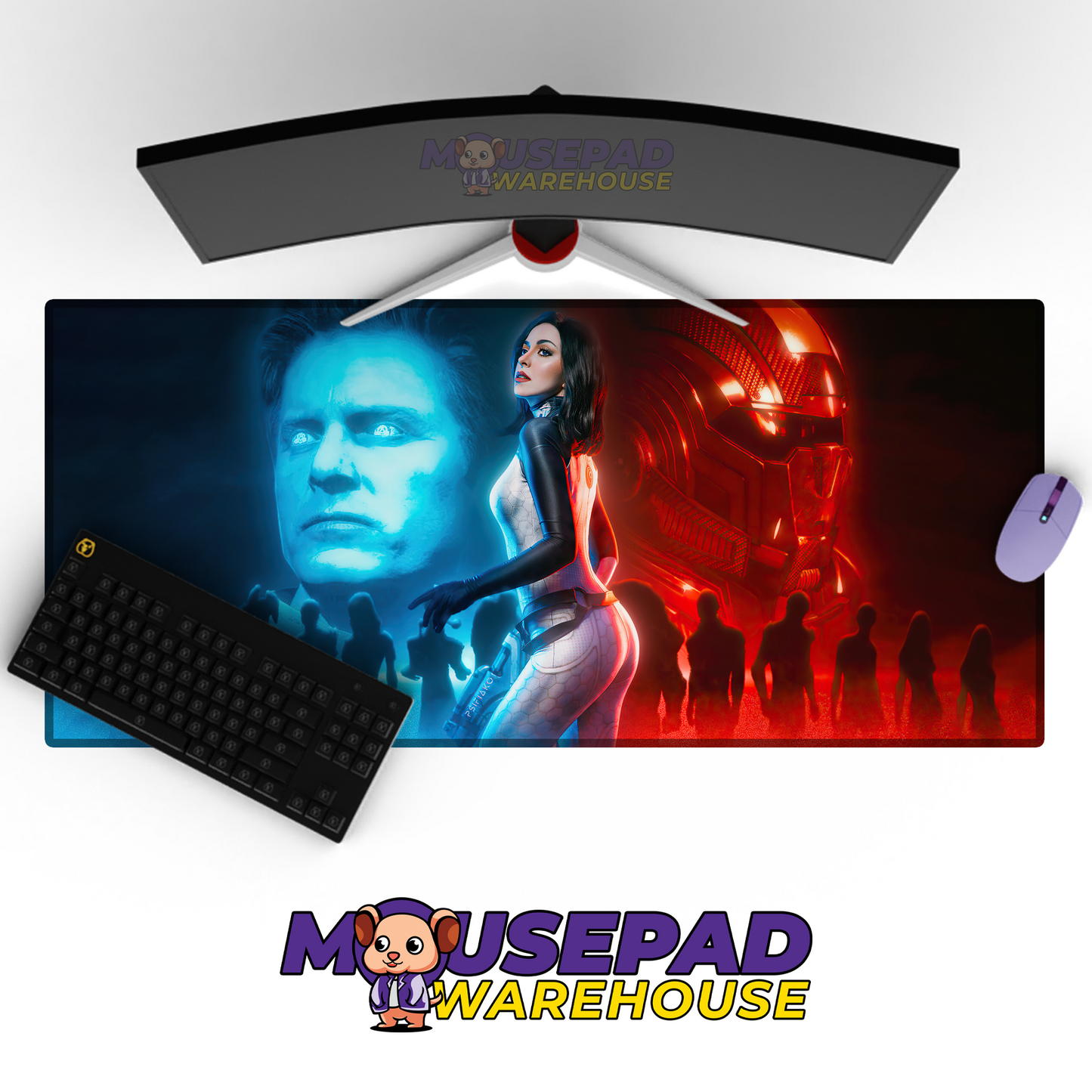 Mass Effect V8 Mousepad Mockup