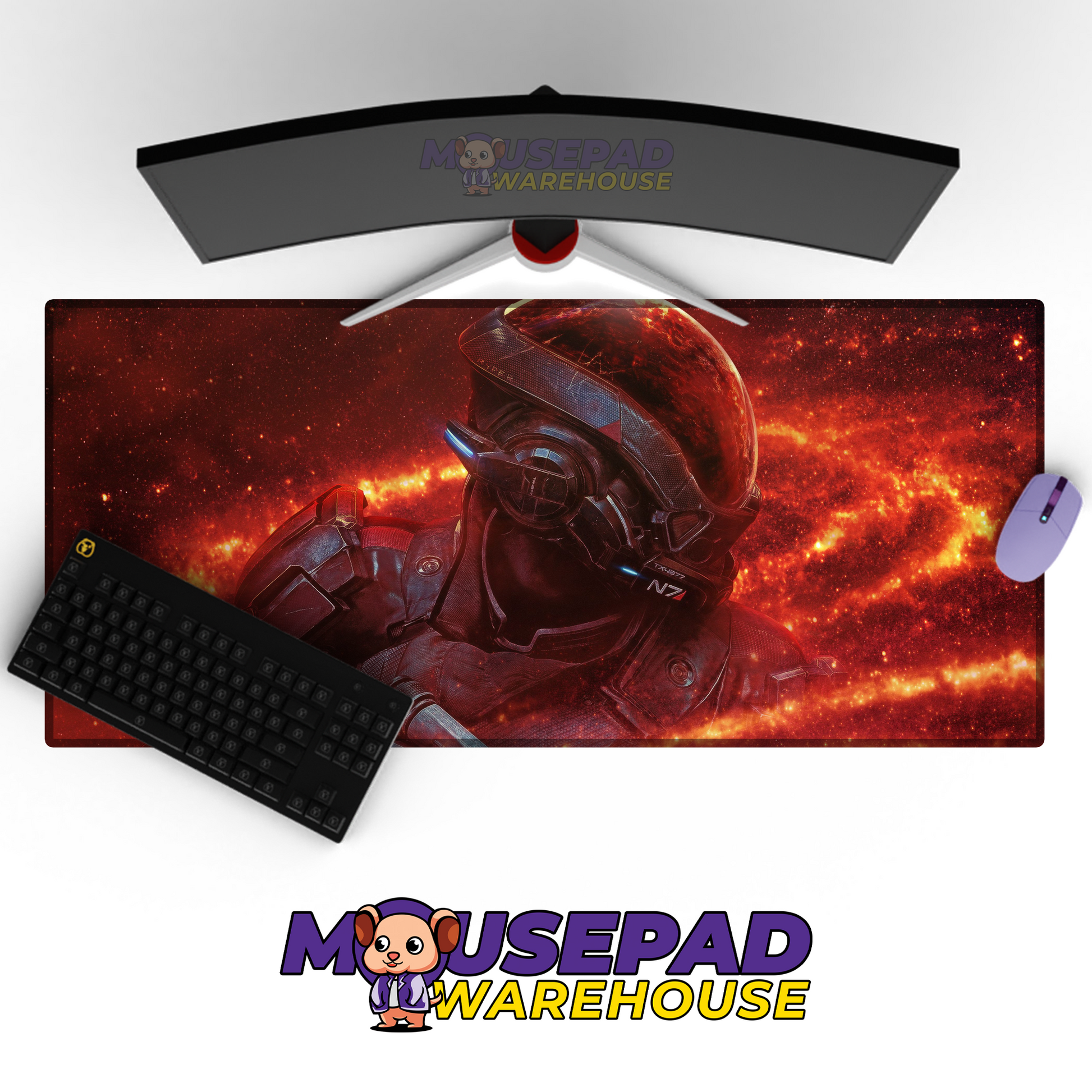 Mass Effect V9 Mousepad Mockup