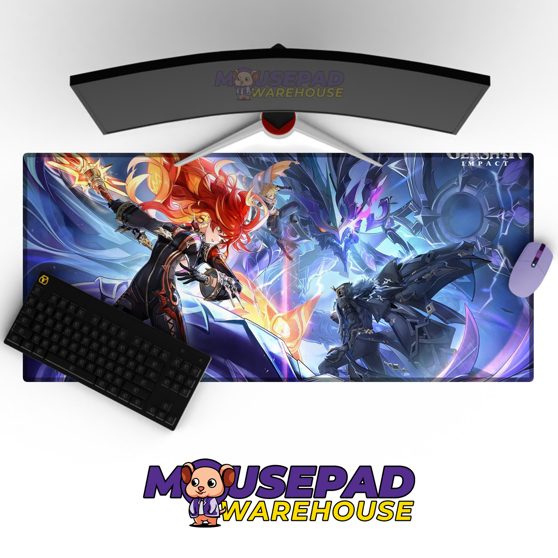 Mavuika Genshin Impact V12 Mousepad Mockup