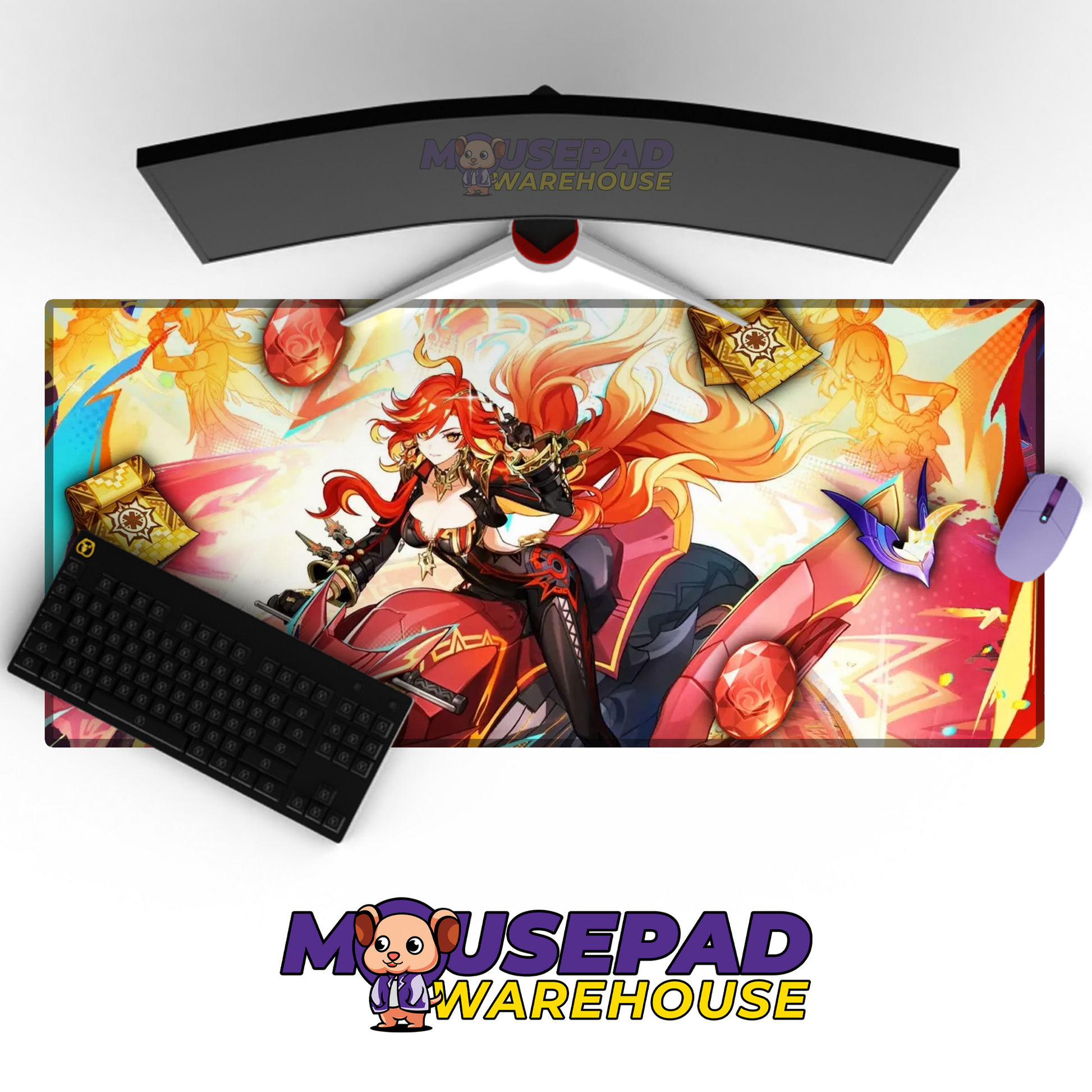 Mavuika Genshin Impact V13 Mousepad Mockup