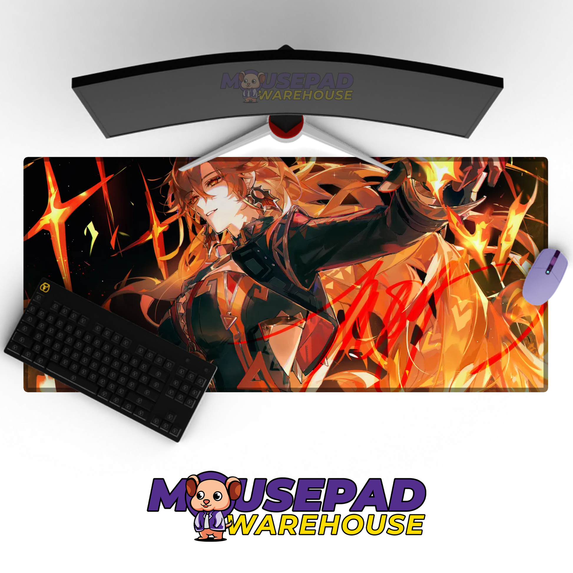 Mavuika Genshin Impact V27 Mousepad Mockup