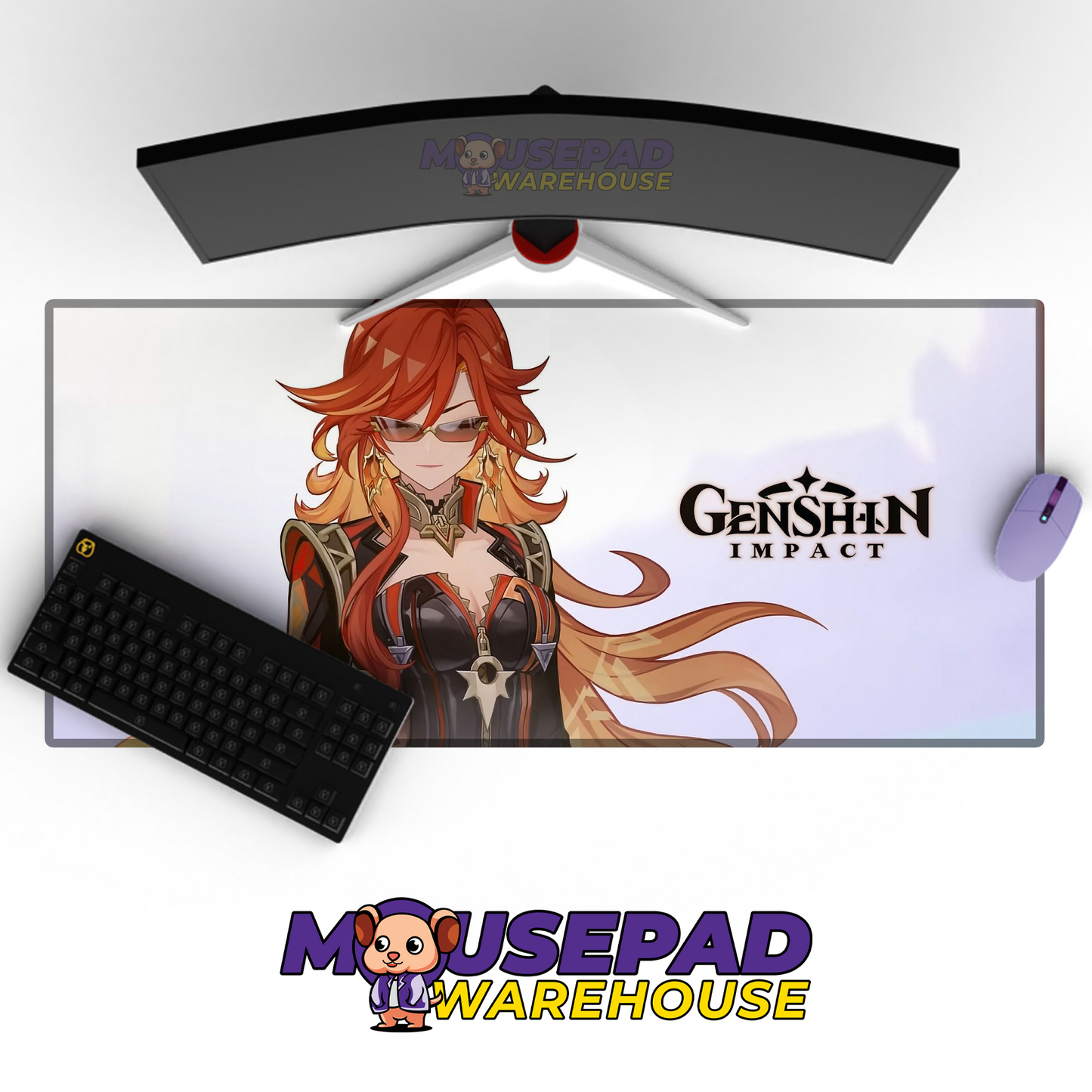 Mavuika Genshin Impact V37 Mousepad Mockup