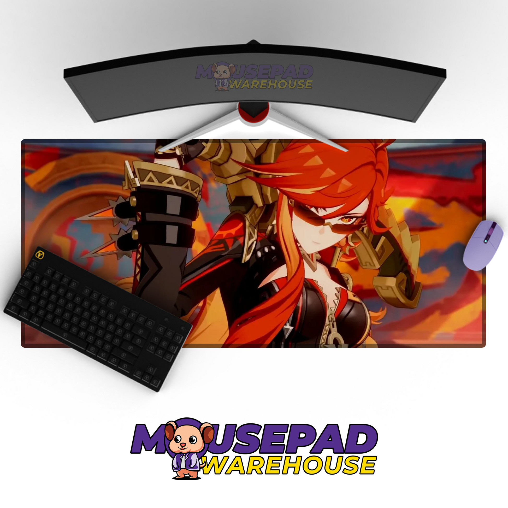 Mavuika Genshin Impact V3 Mousepad Mockup