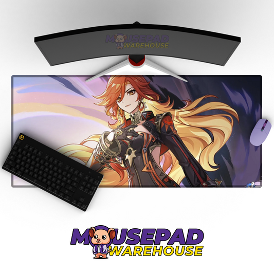 Mavuika Genshin Impact V8 Mousepad Mockup