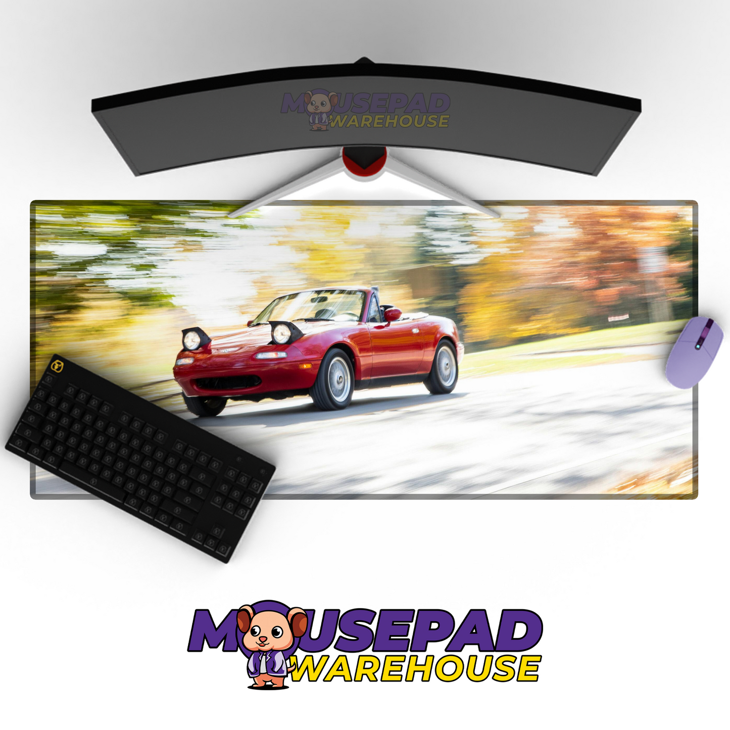 Mazda MX5 V12 Mousepad Mockup