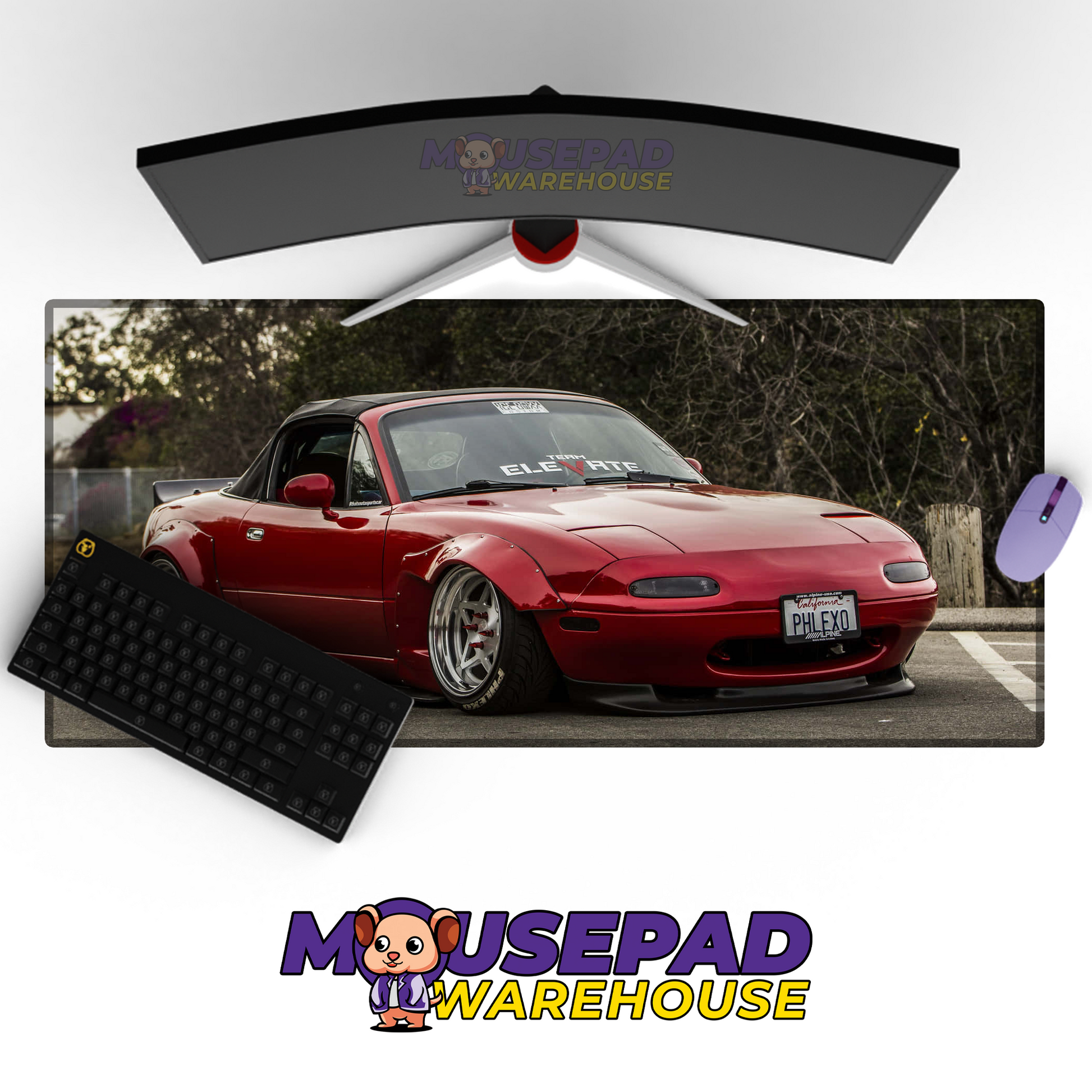 Mazda MX5 V13 Mousepad Mockup