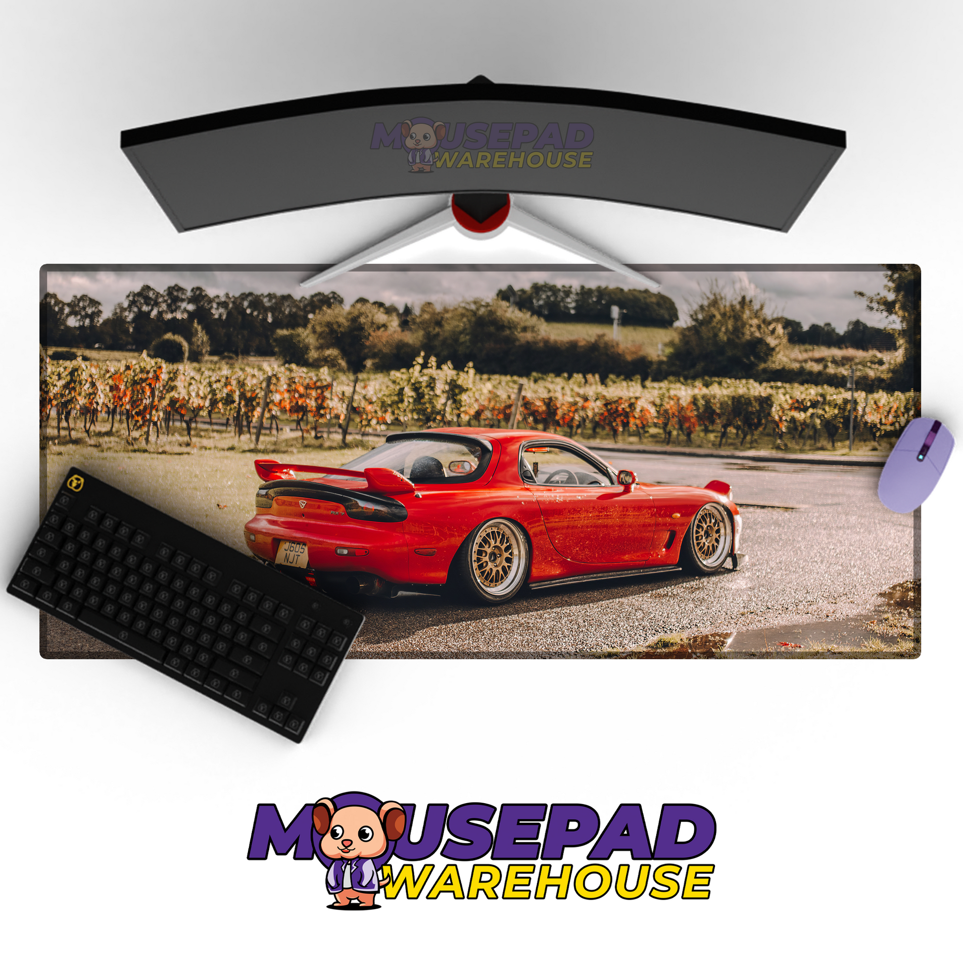Mazda RX7 V10 Mousepad Mockup