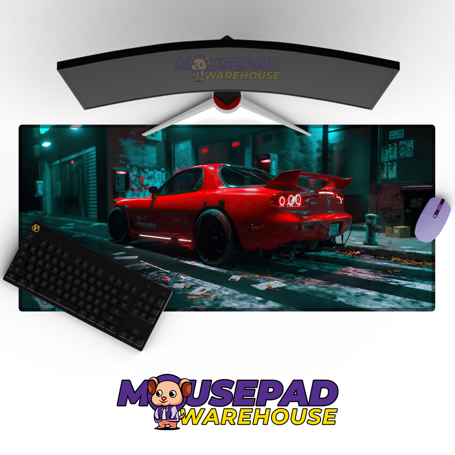 Mazda RX7 V1 Mousepad Mockup