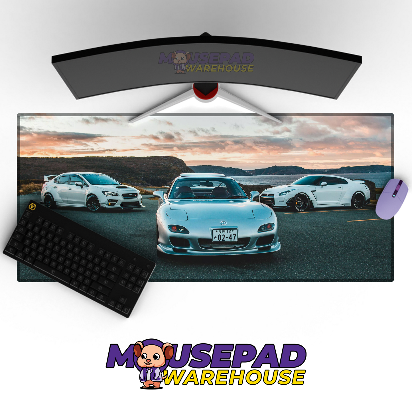 Mazda RX7 V20 Mousepad Mockup