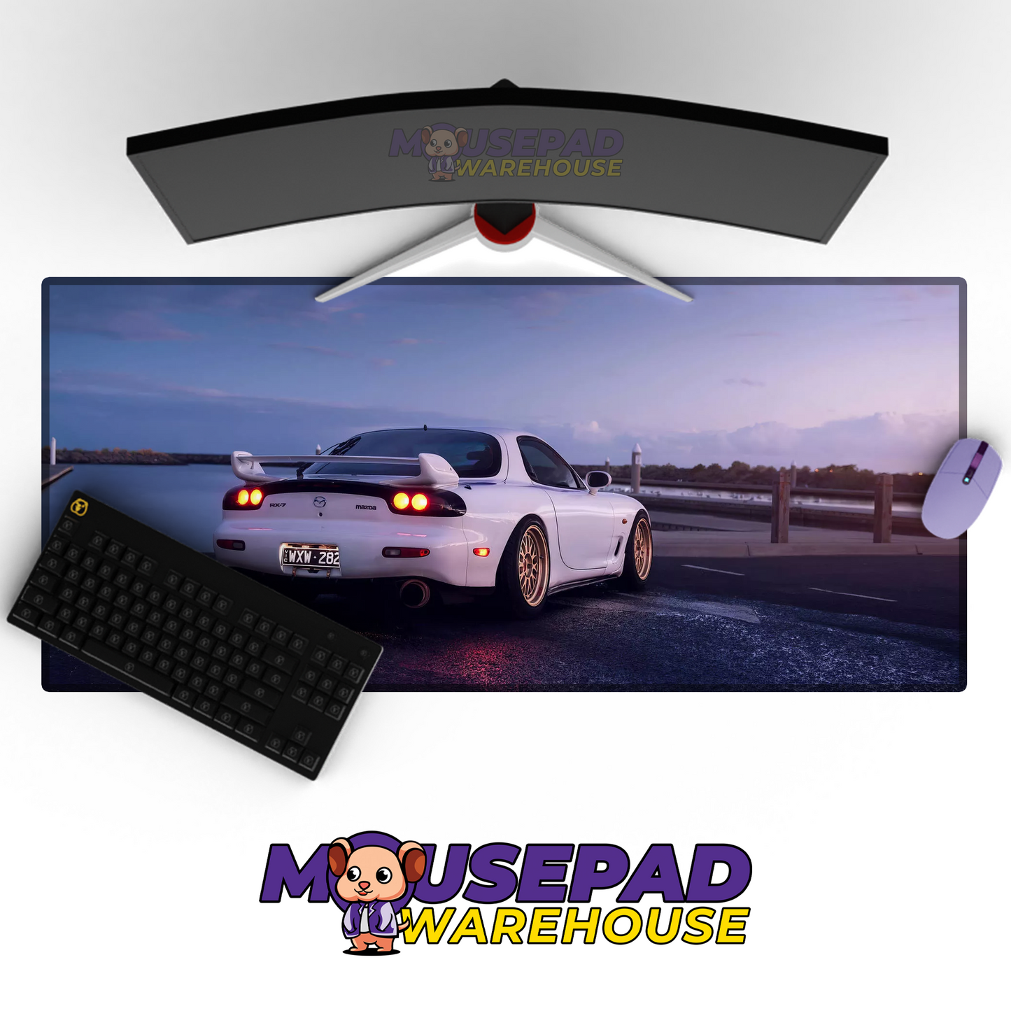 Mazda RX7 V22 Mousepad Mockup