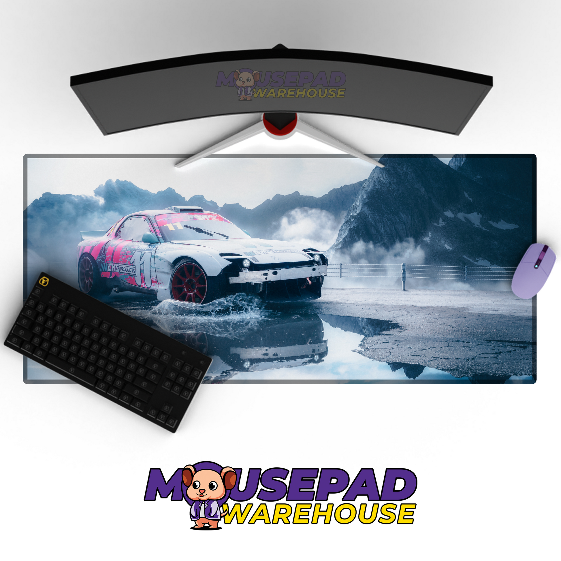 Mazda RX7 V23 Mousepad Mockup