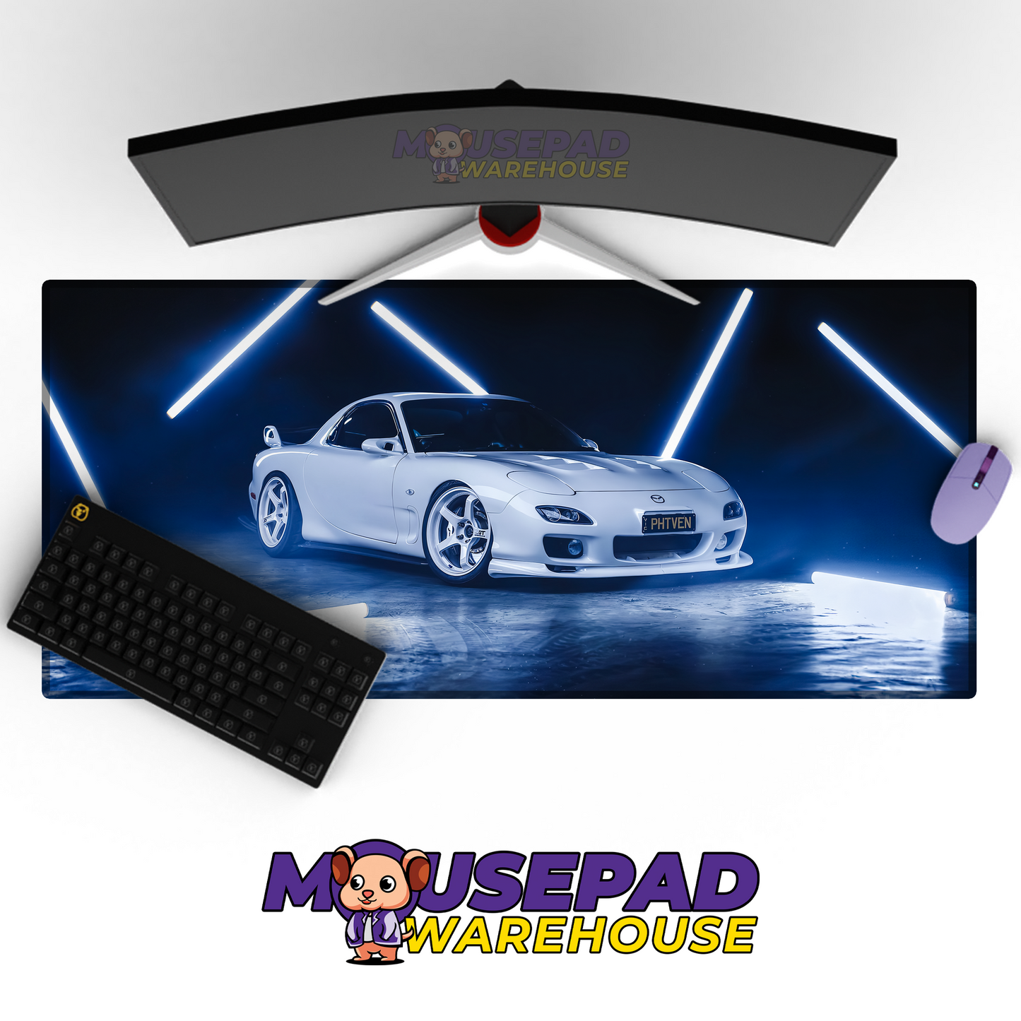 Mazda RX7 V28 Mousepad Mockup