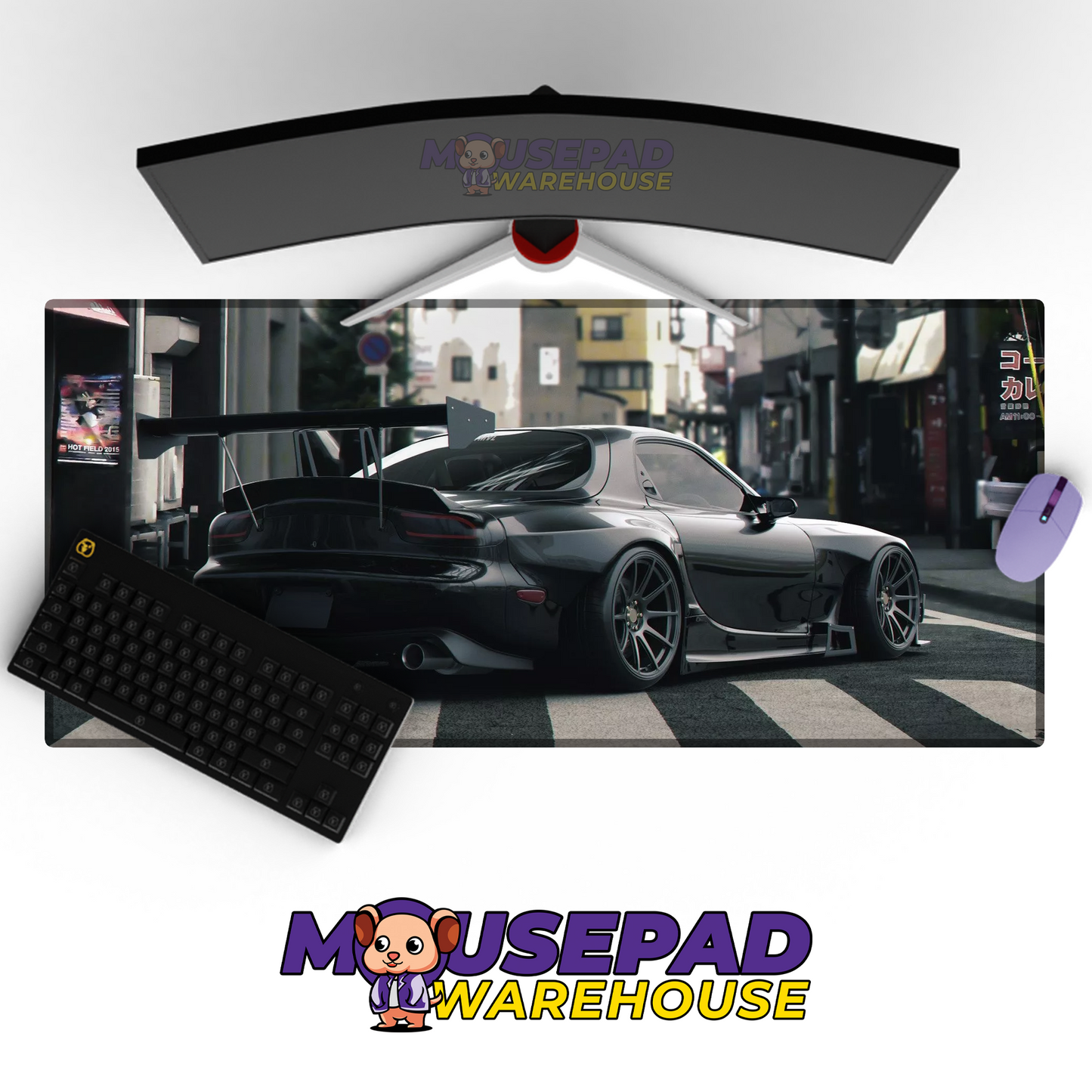 Mazda RX7 V2 Mousepad Mockup