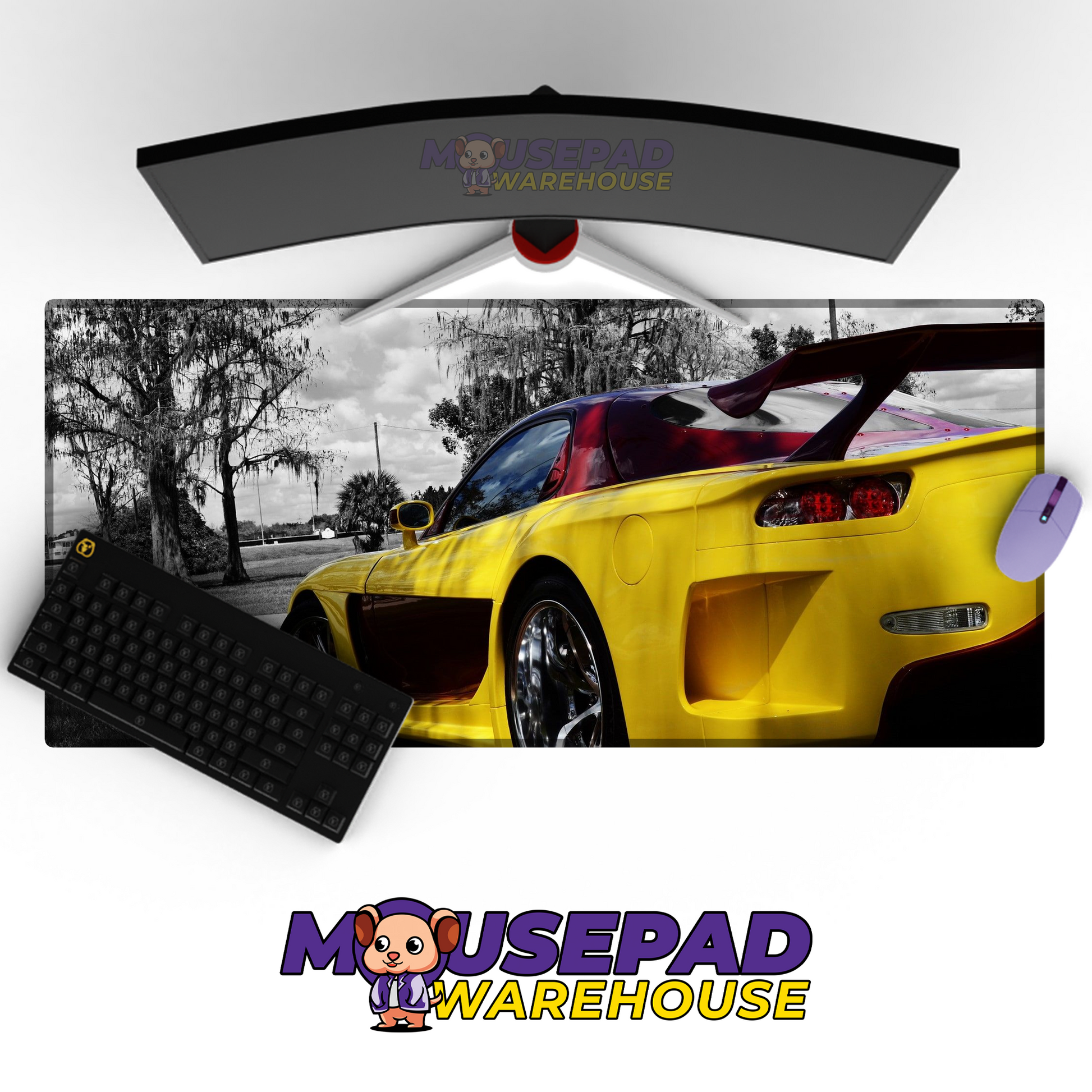 Mazda RX7 V30 Mousepad Mockup