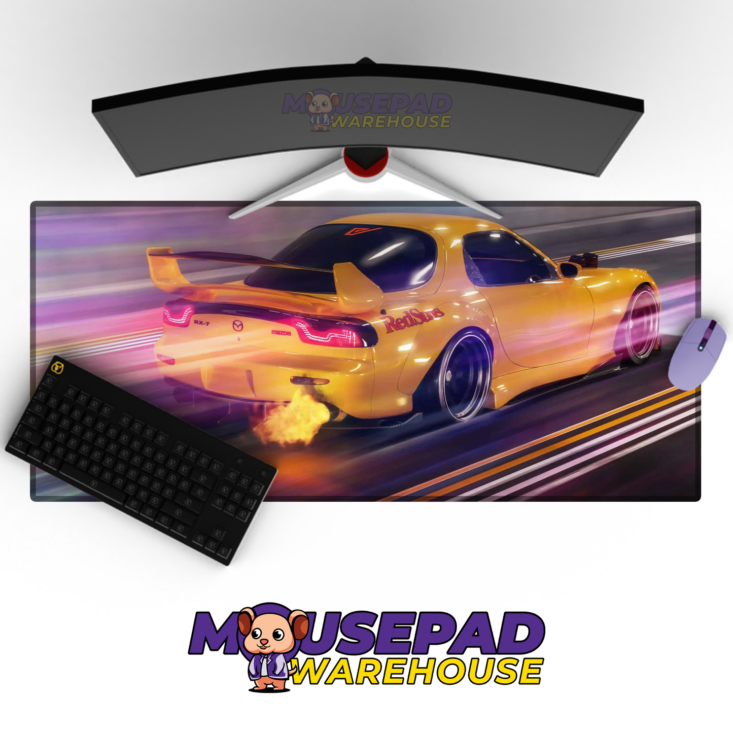 Mazda RX7 V31 Mousepad Mockup