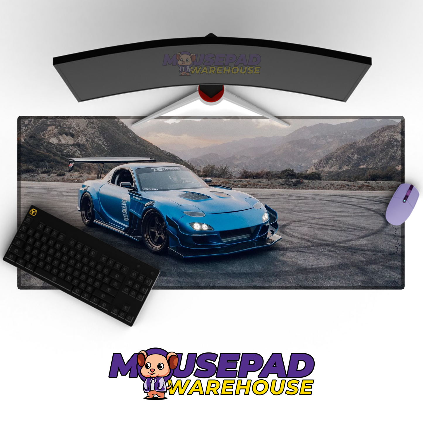 Mazda RX7 V34 Mousepad Mockup