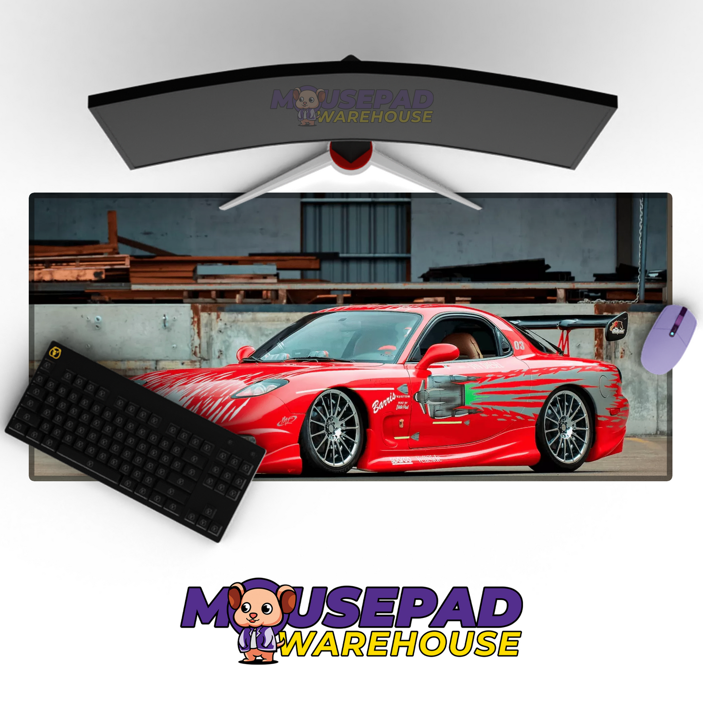 Mazda RX7 V35 Mousepad Mockup