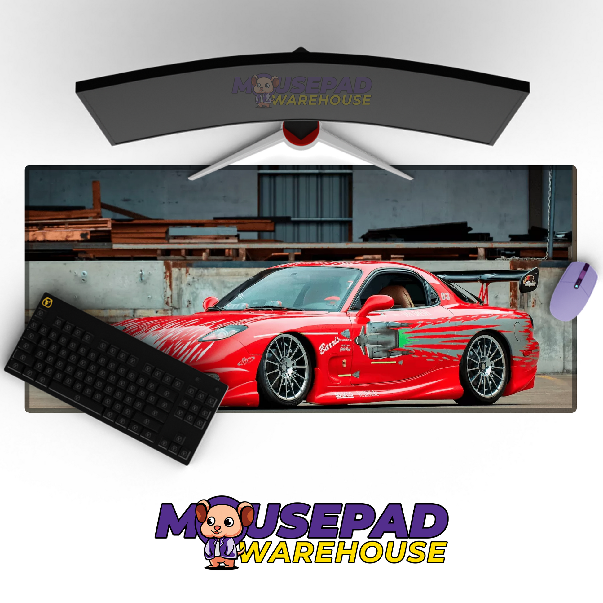 Mazda RX7 V35 Mousepad Mockup